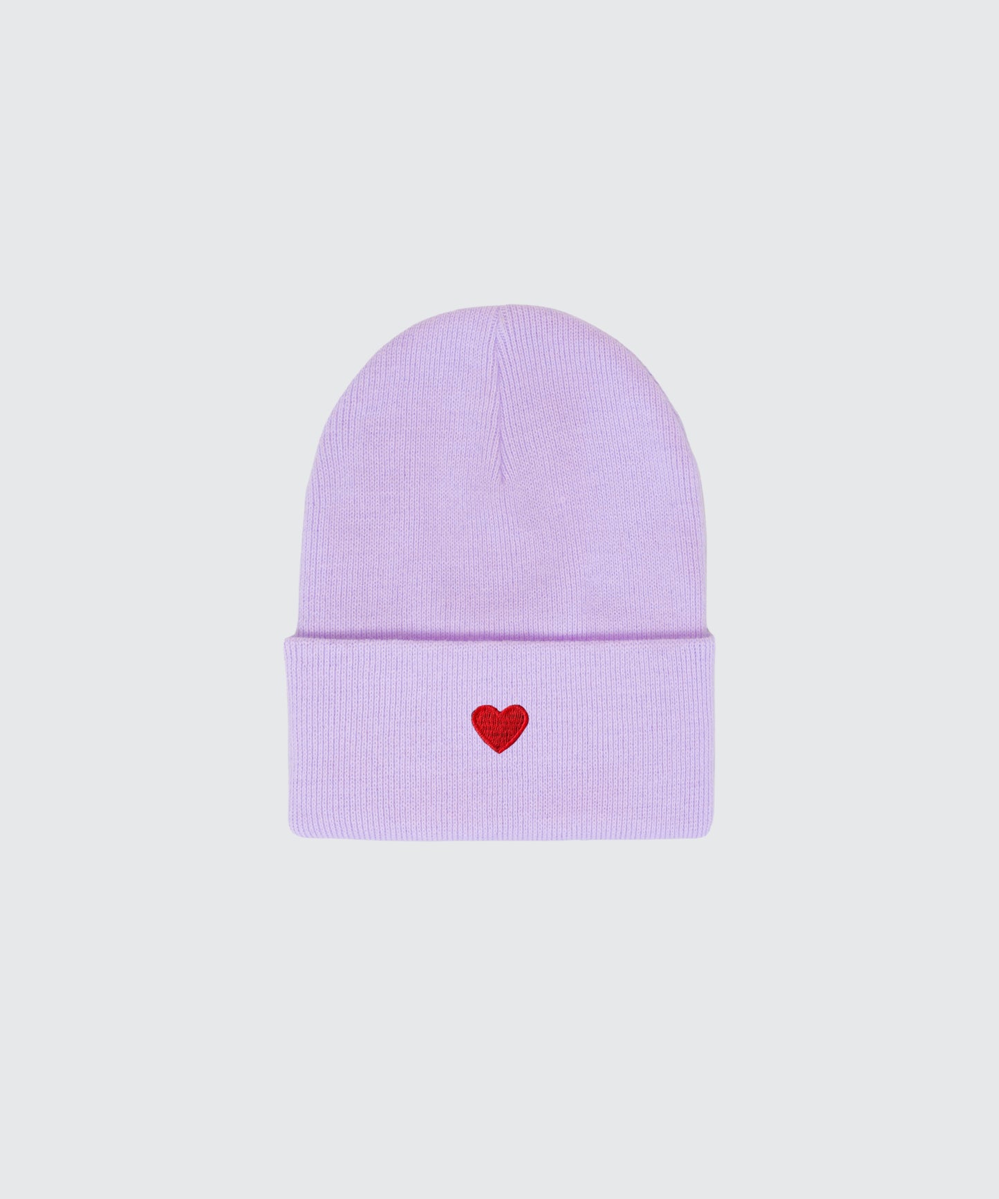 Heart Beanie - Violet