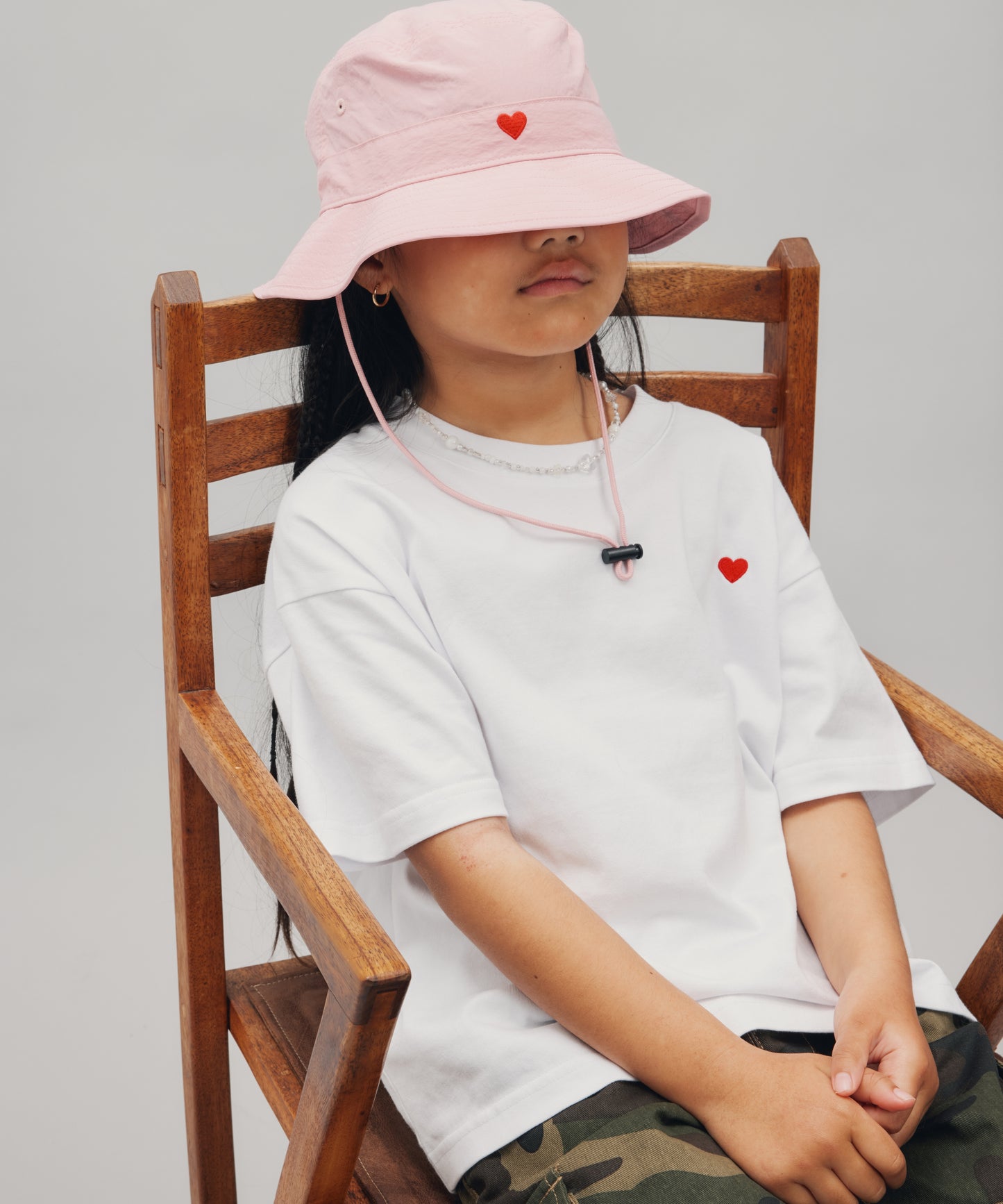 HEART TEE - WHITE