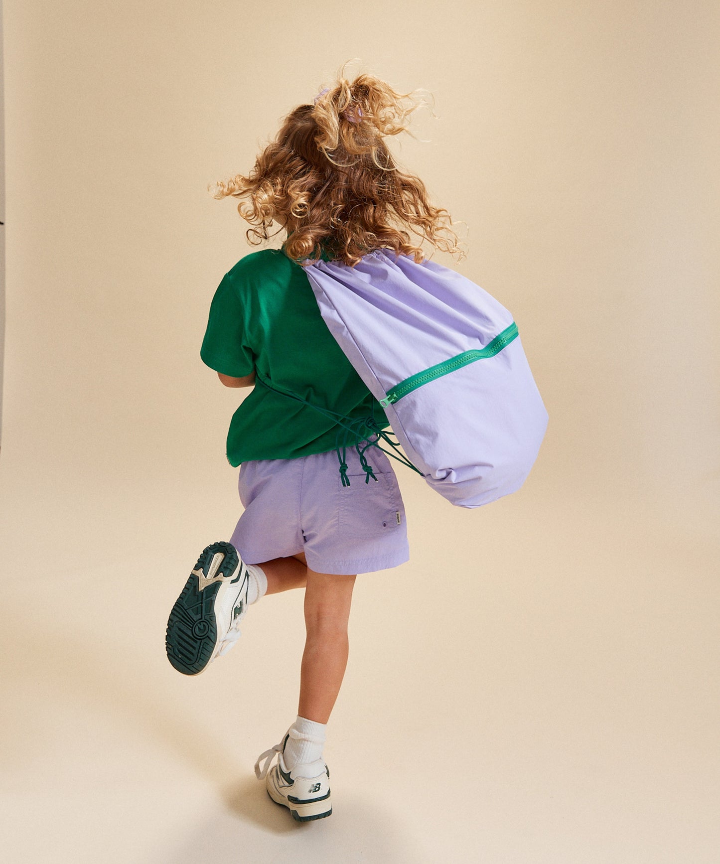 Nylon Shortie Shorts