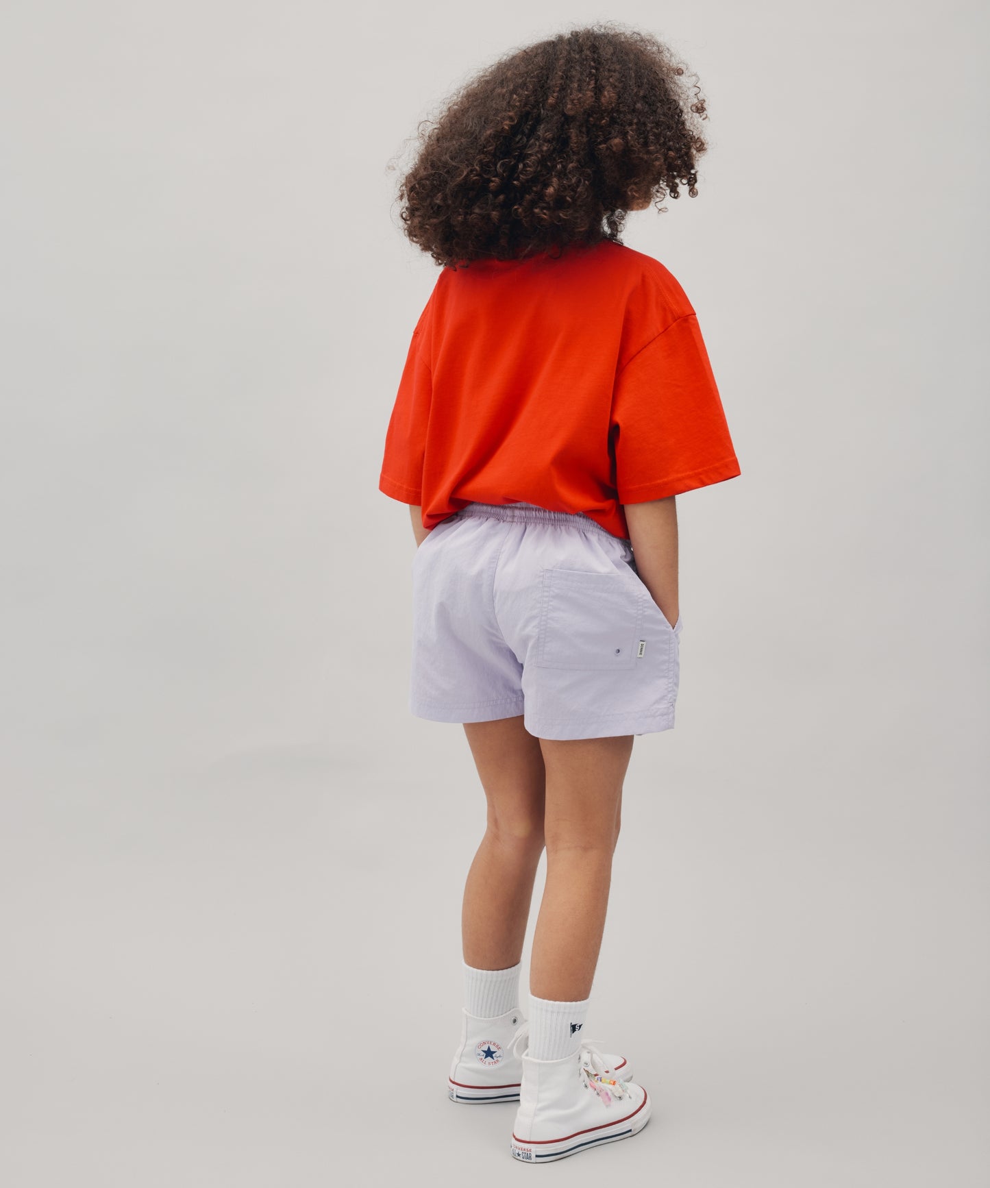 NYLON SHORTIES - VIOLET