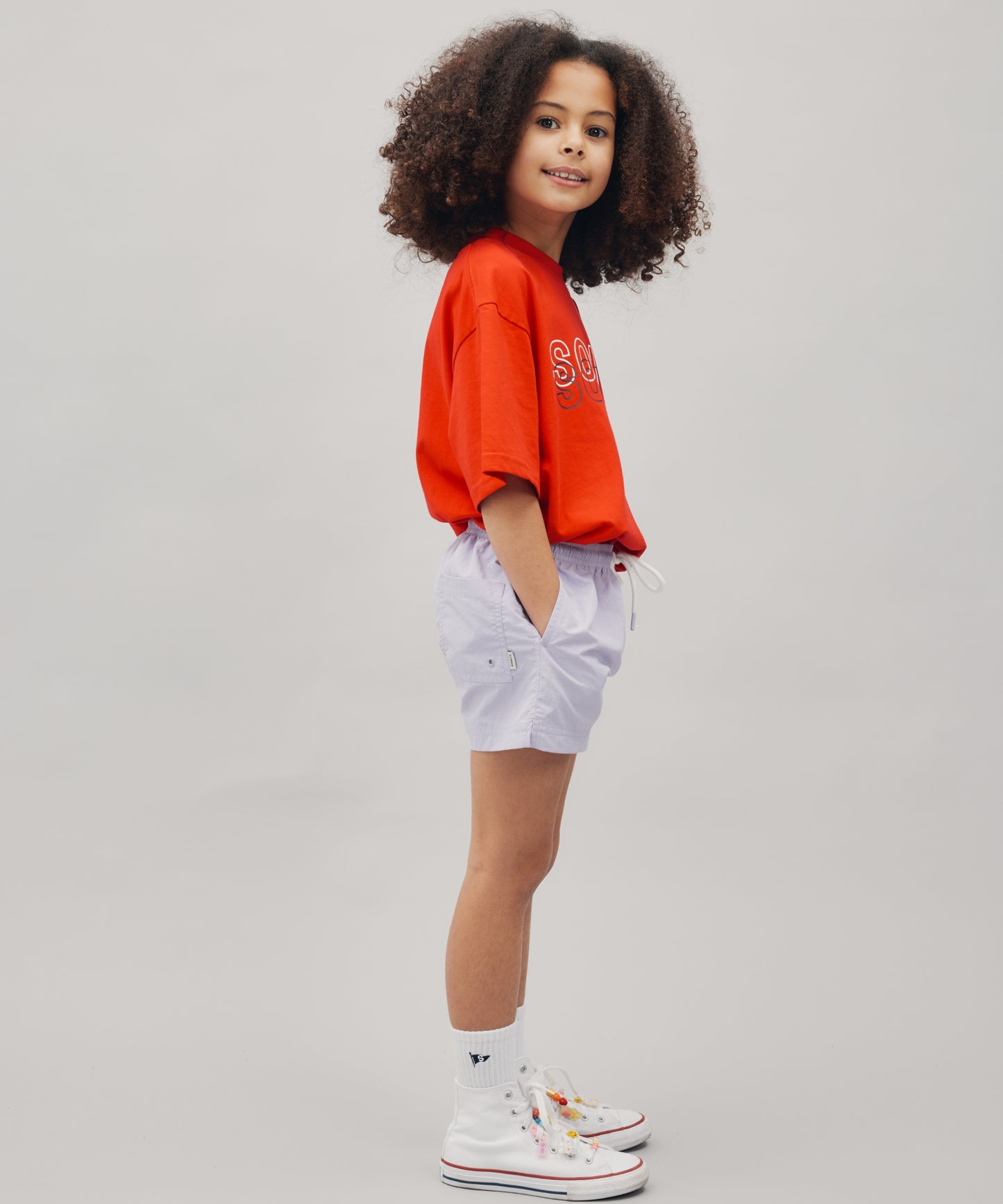 NYLON SHORTIES - VIOLET