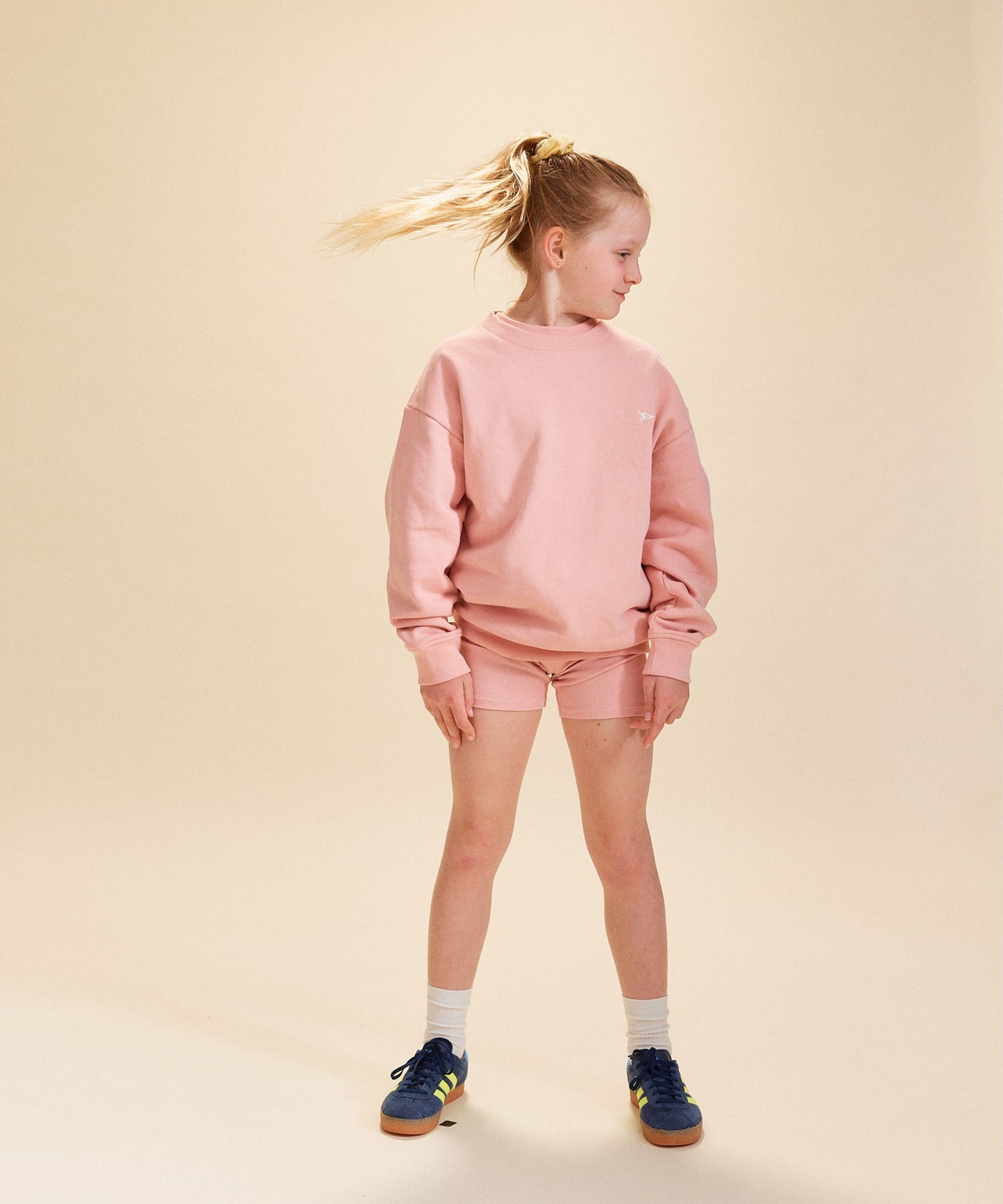 Slouchy Crewneck - Peach Pink