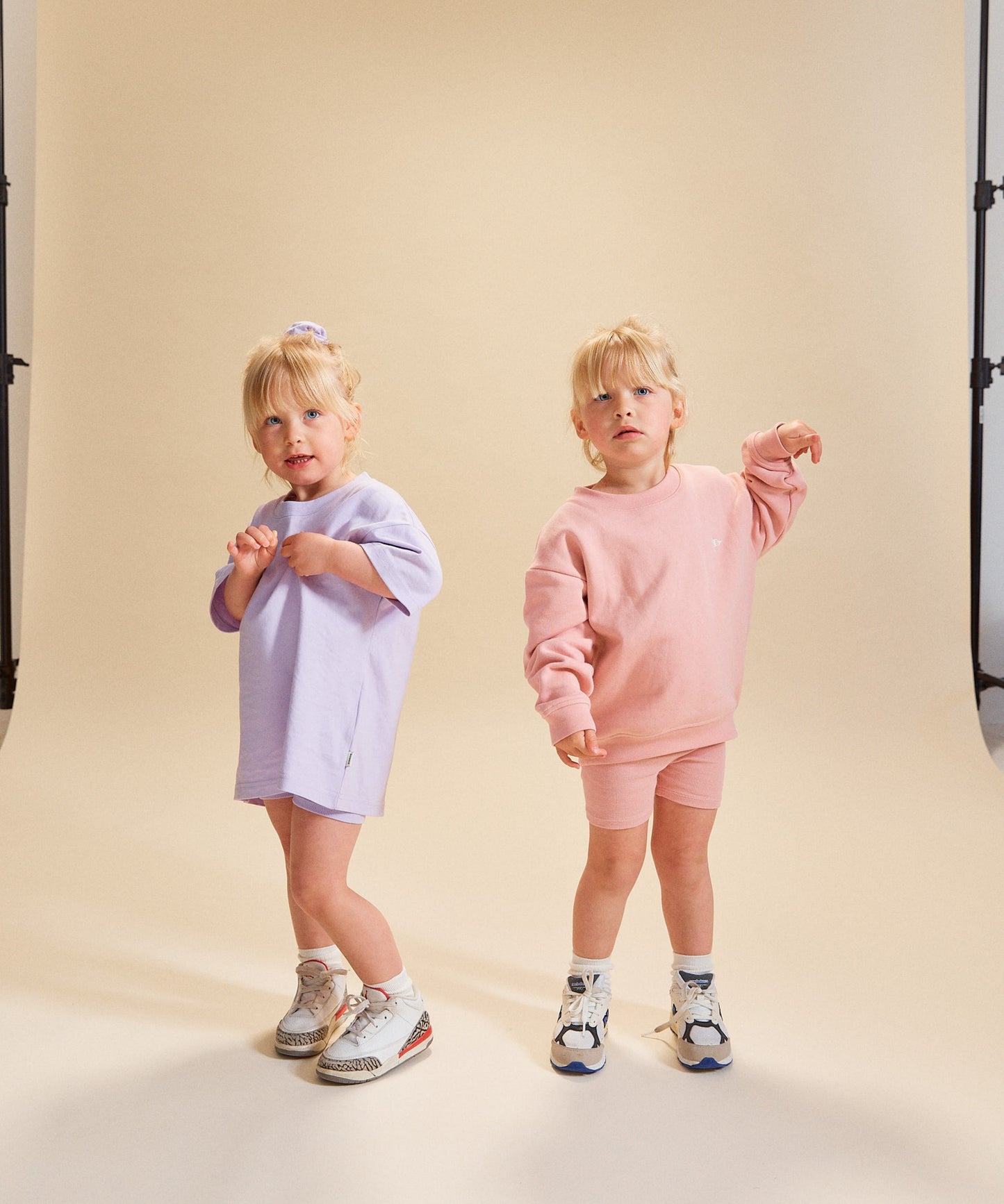 Slouchy Crewneck - Peach Pink