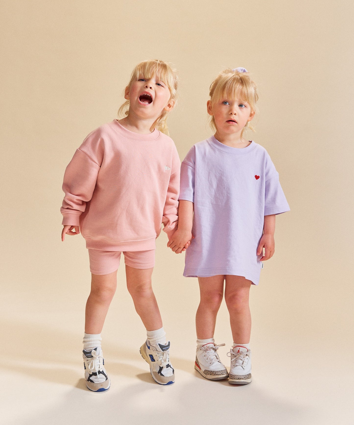 Slouchy Crewneck - Peach Pink