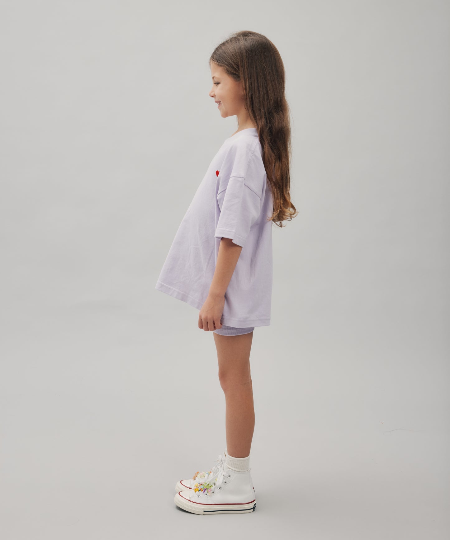 ORLA RIBBED BIKE SHORTS - VIOLET