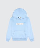 Puff Print Hoodie - Baby Blue