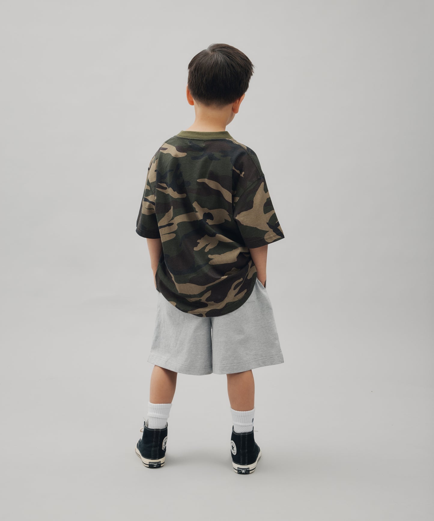 TOMMY SHORTS - GREY MARLE