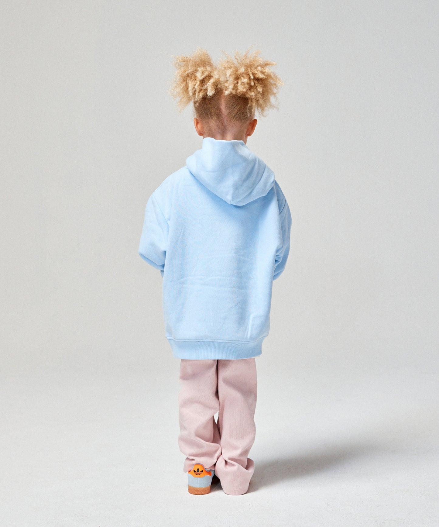 Puff Print Hoodie - Baby Blue