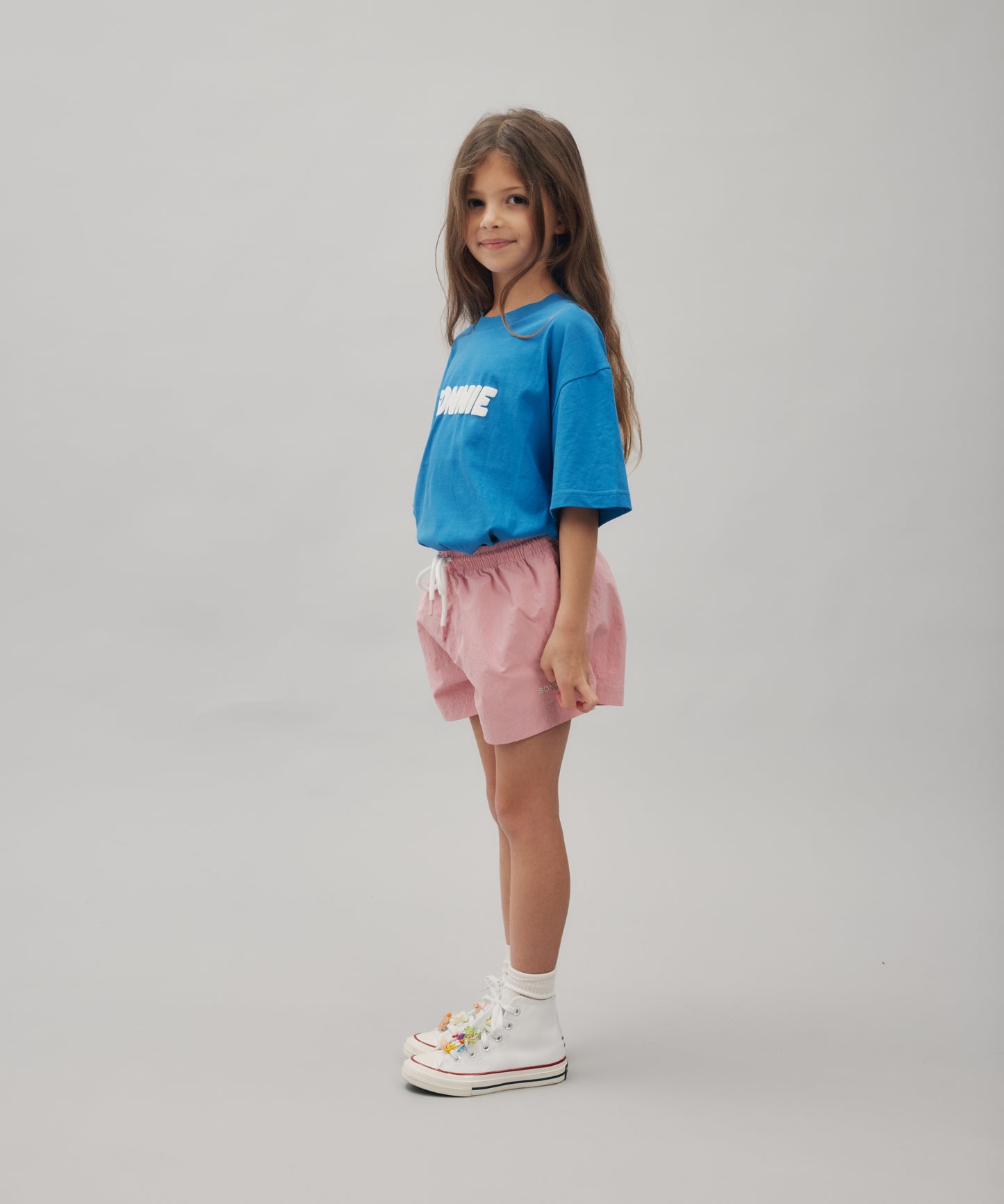 PUFF PRINT TEE - ELECTRIC BLUE