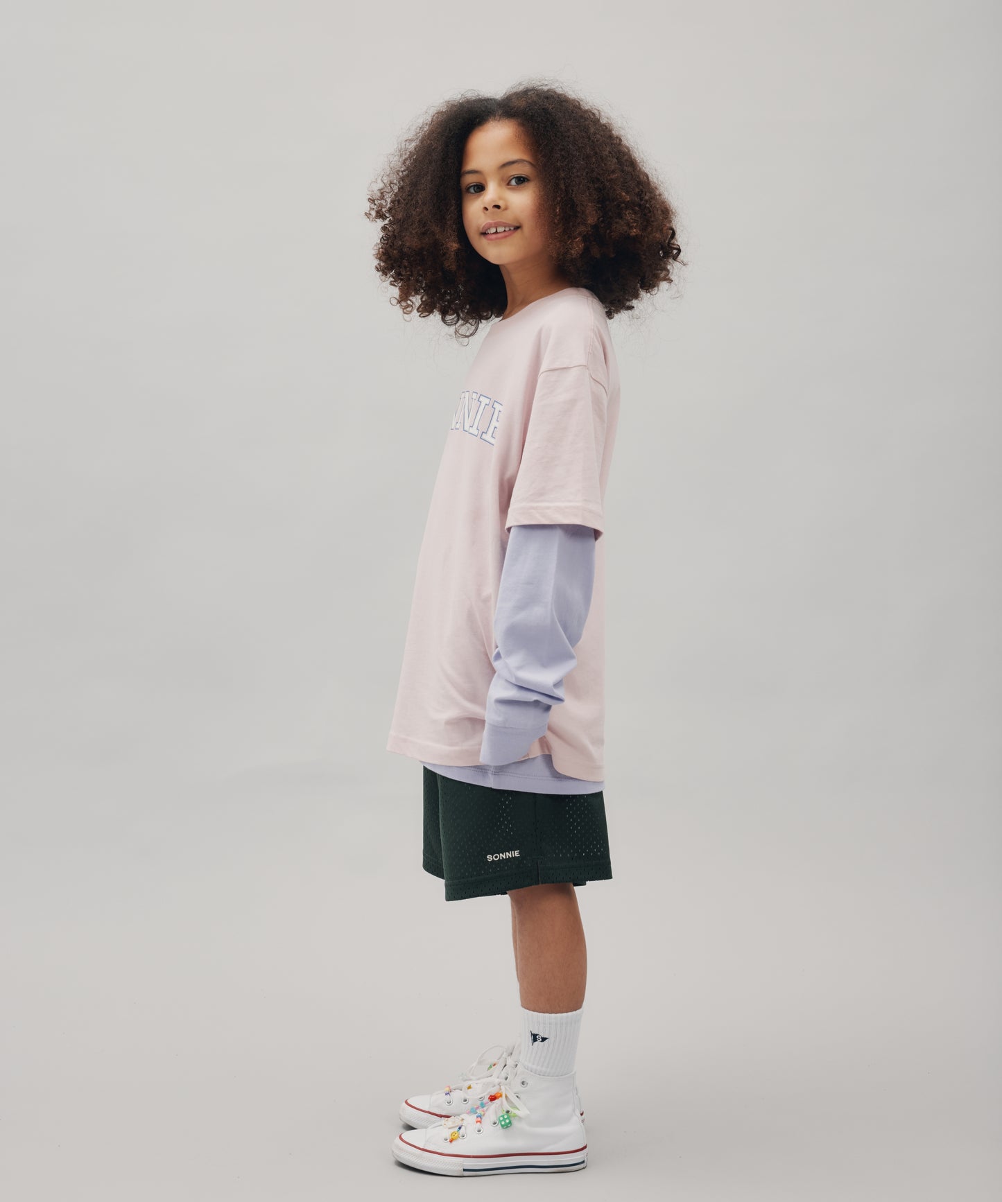 BAGGY BASKETBALL SHORTS - FOREST GREEN