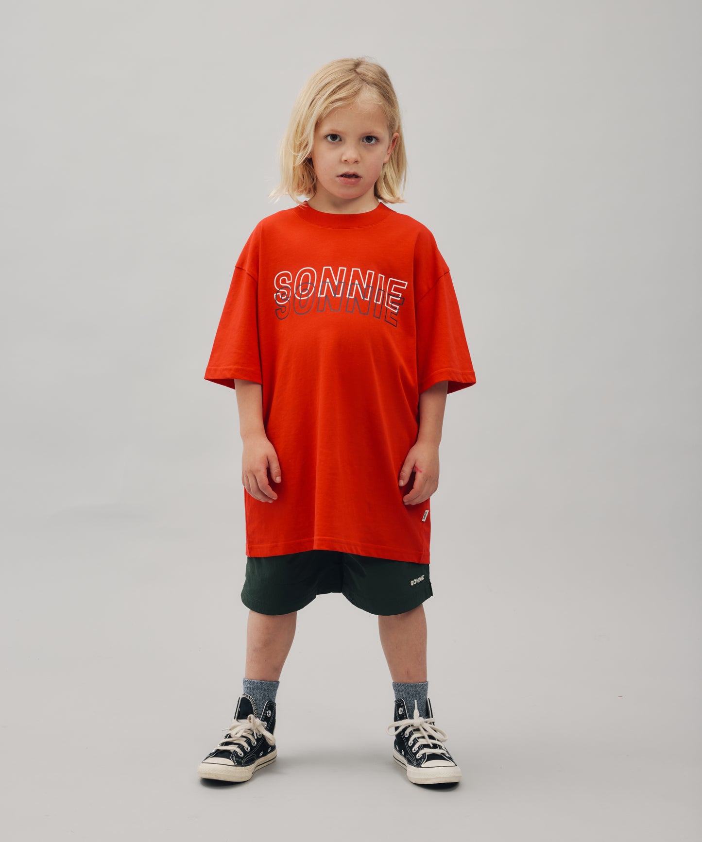 DOUBLE VISION TEE - TEAM RED