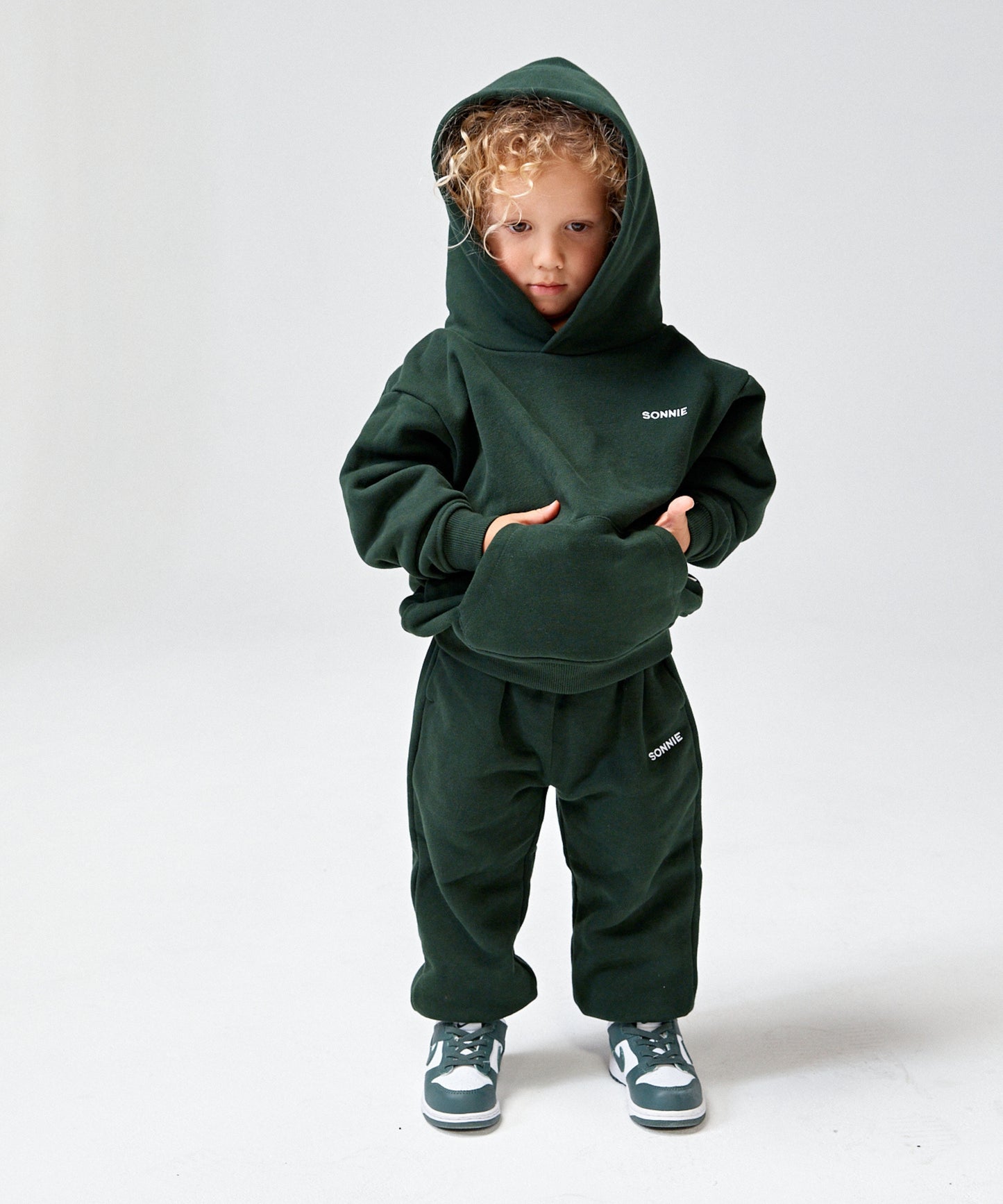 Harry Hoodie - Dark Forest Green