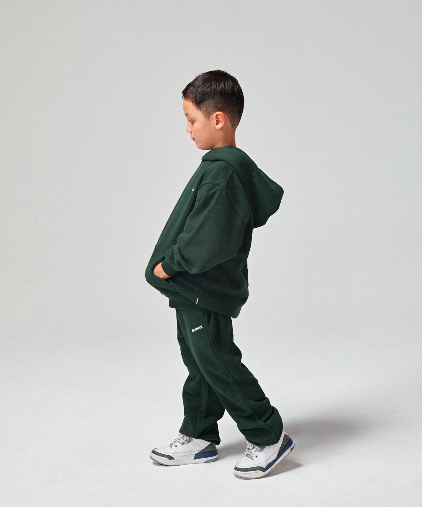 Harry Hoodie - Dark Forest Green