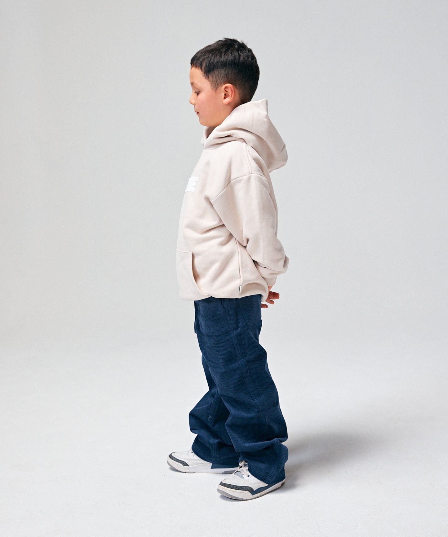 Puff Print Hoodie - Bone