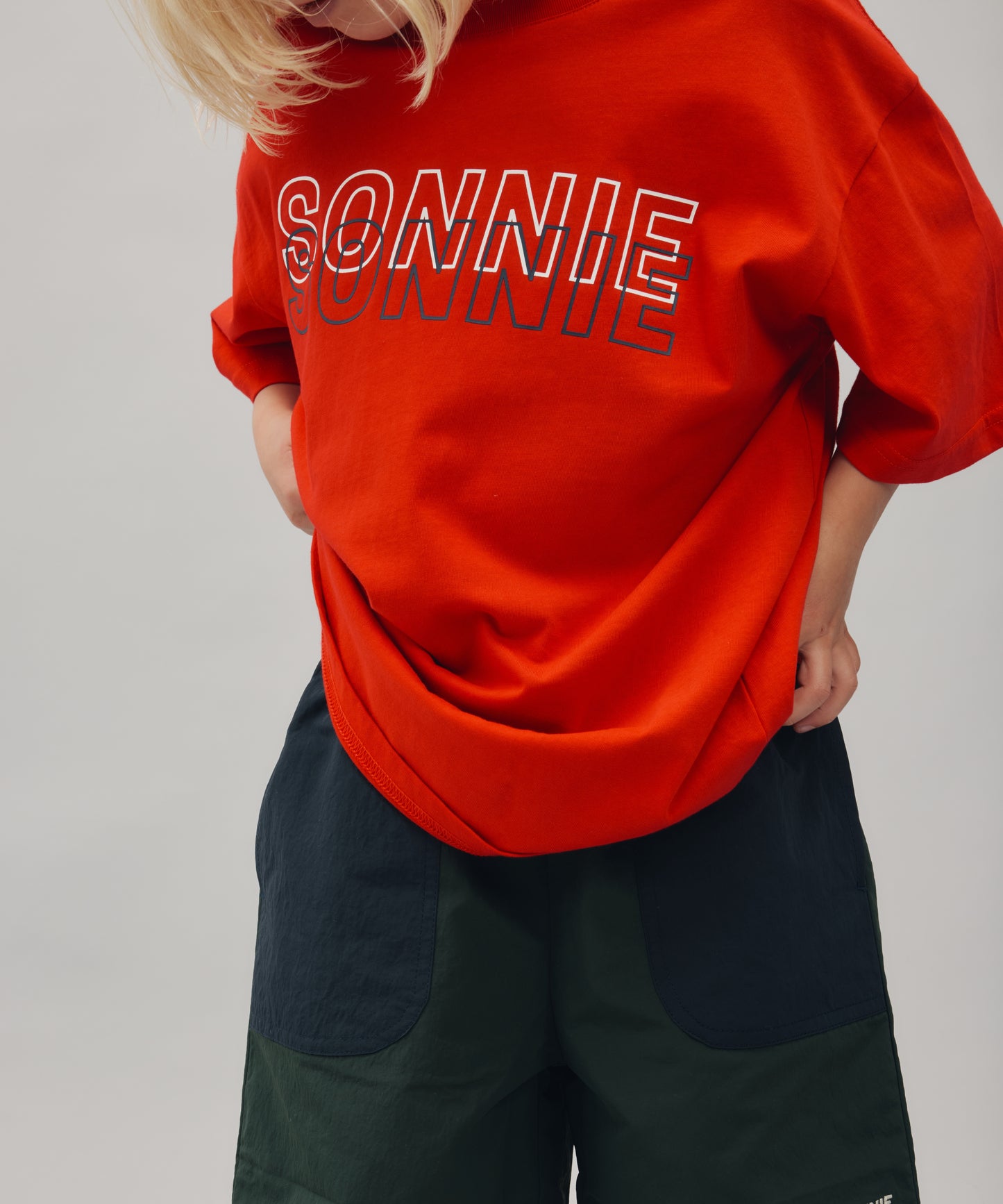 DOUBLE VISION TEE - TEAM RED