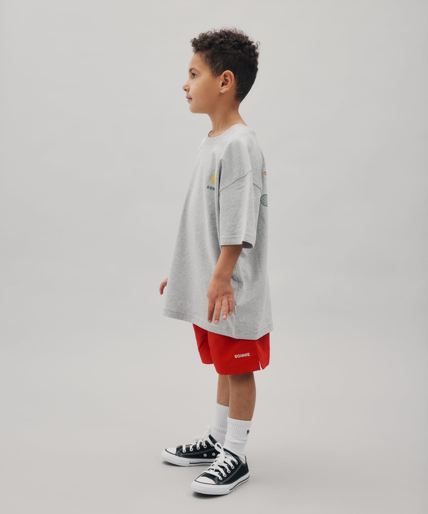 RACKETS CLUB TEE - GREY MARLE