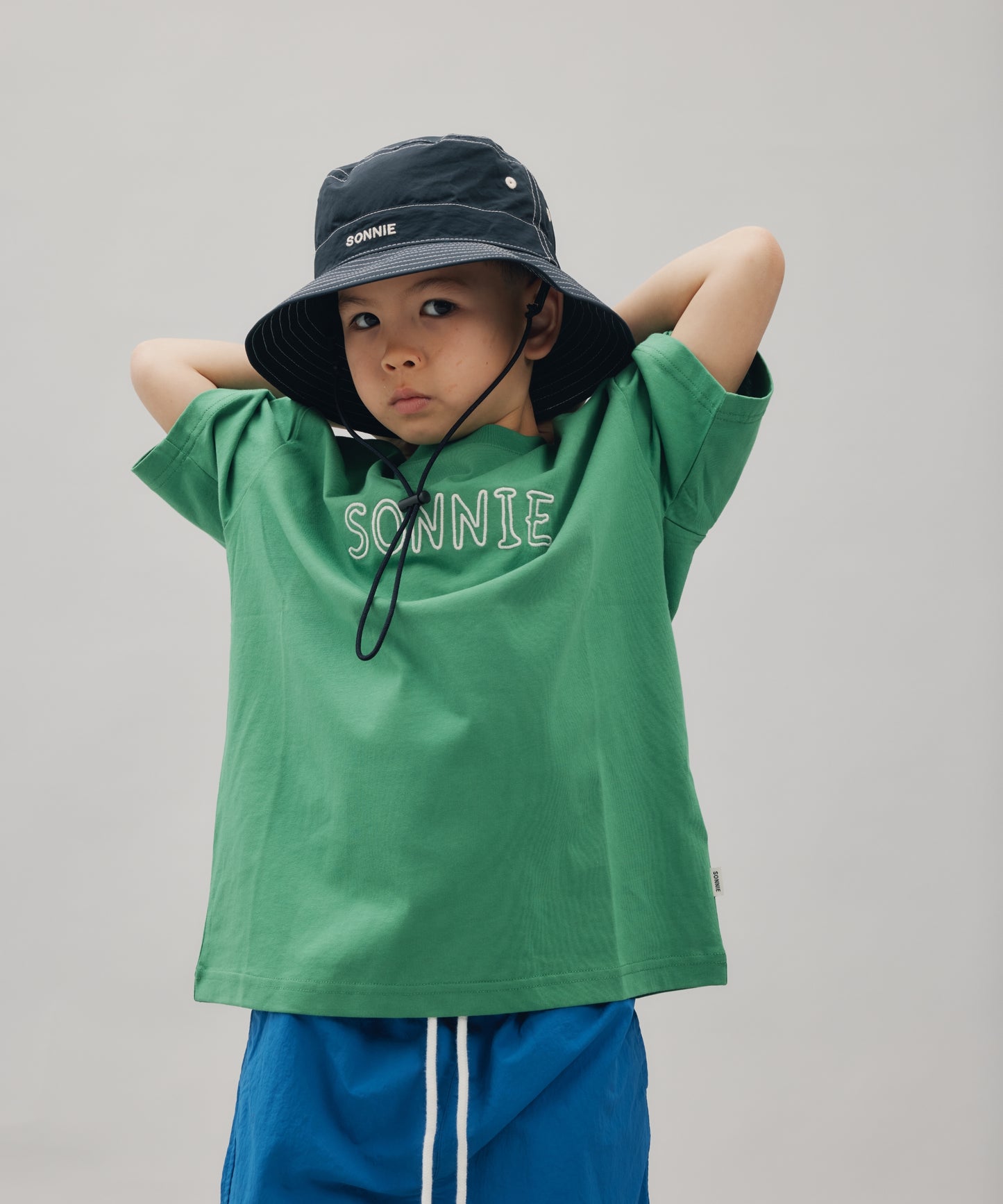 SCRIBBLE TEE - KERMIT GREEN