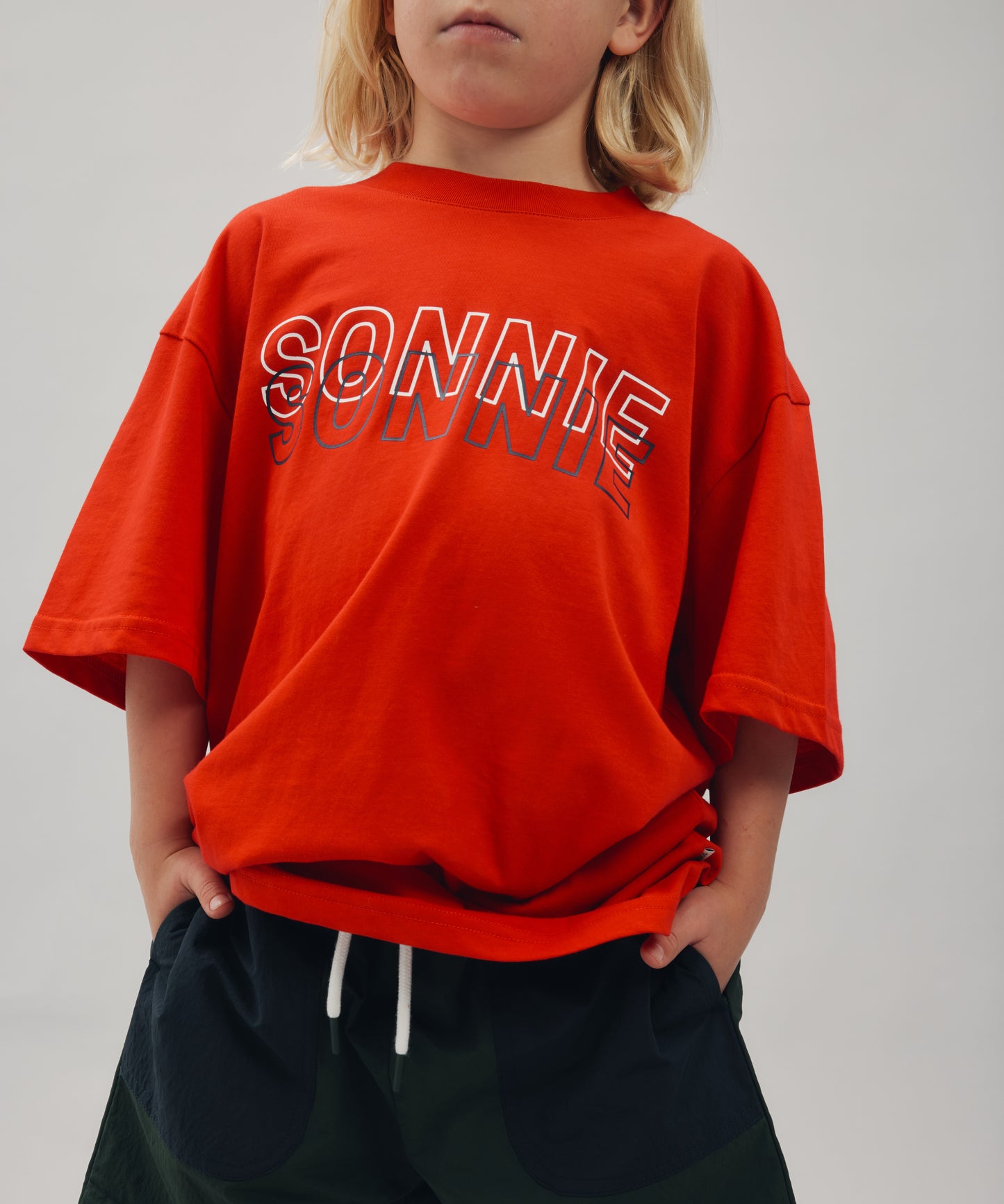 DOUBLE VISION TEE - TEAM RED