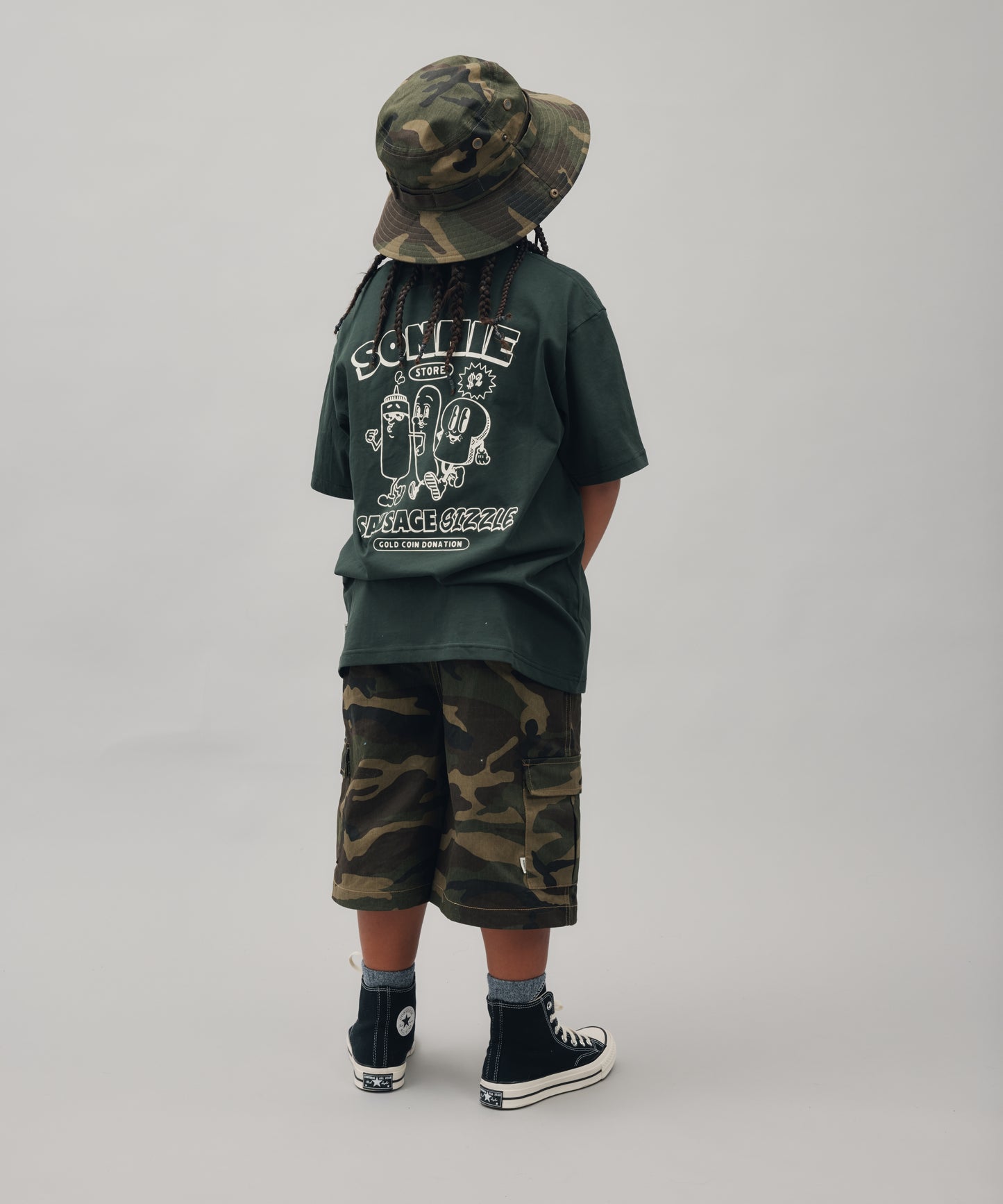 CAMO BUCKET HAT