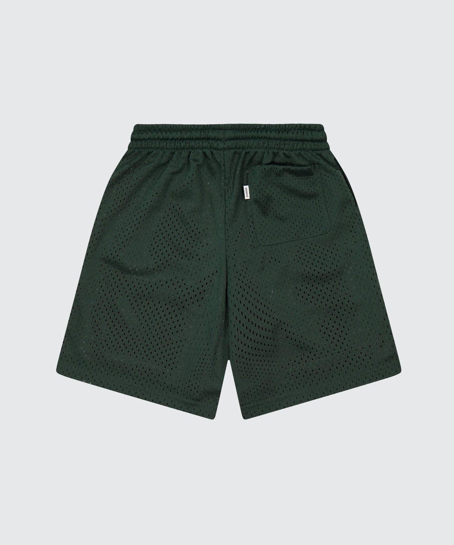 BAGGY BASKETBALL SHORTS - FOREST GREEN