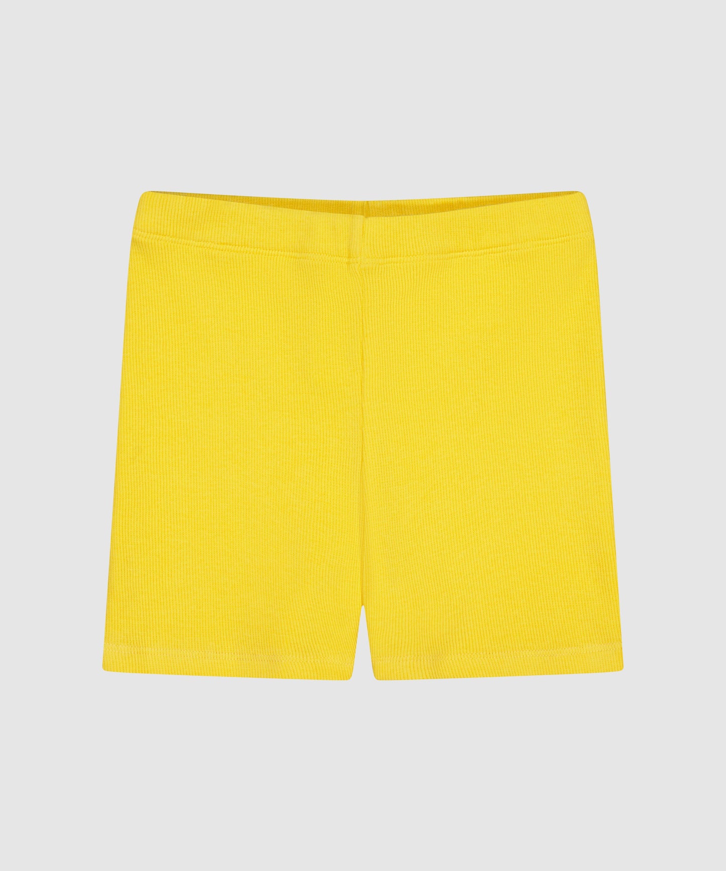 Orla Ribbed Bike Shorts - Sunflower