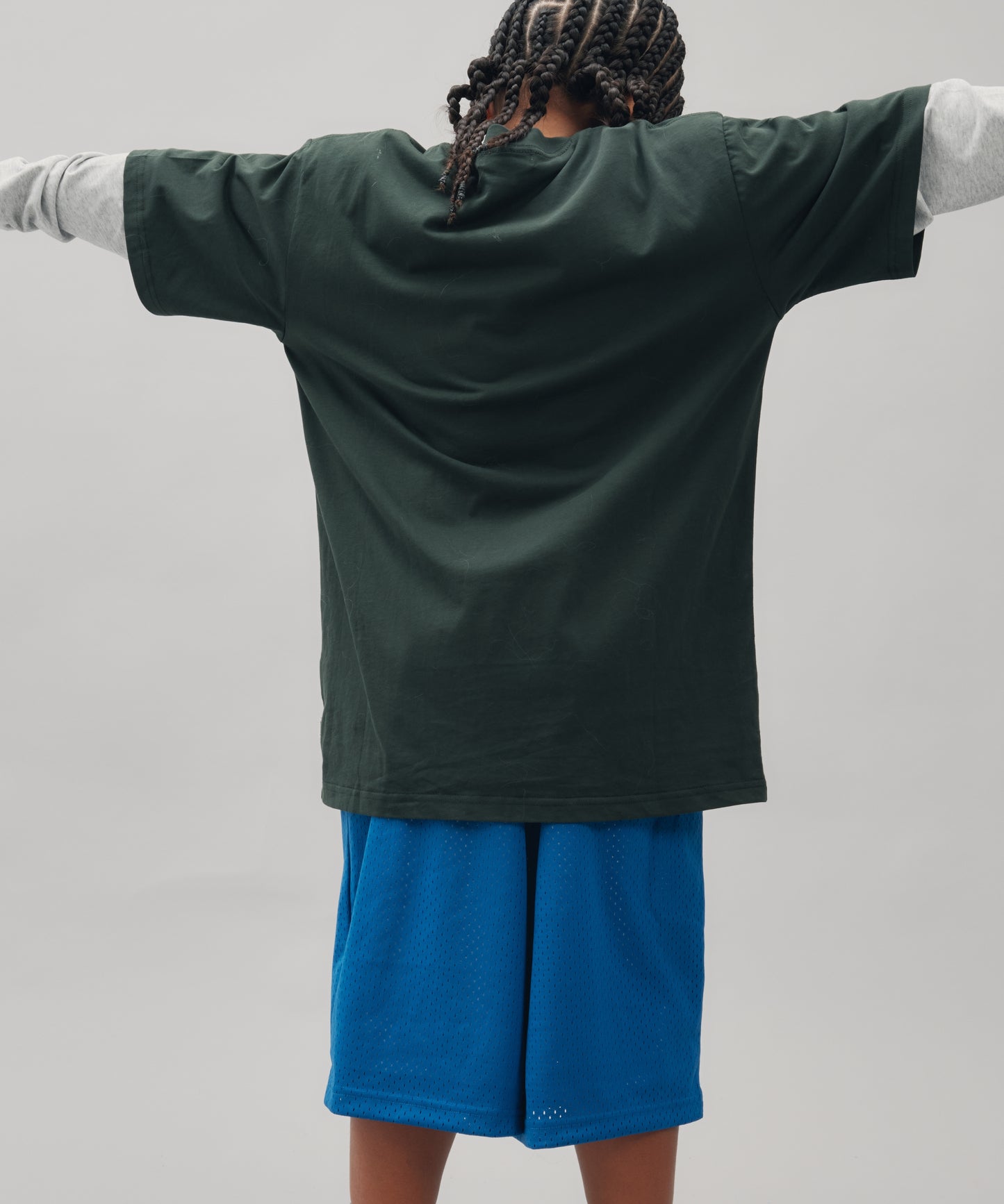 BAGGY BASKETBALL SHORTS - ELECTRIC BLUE