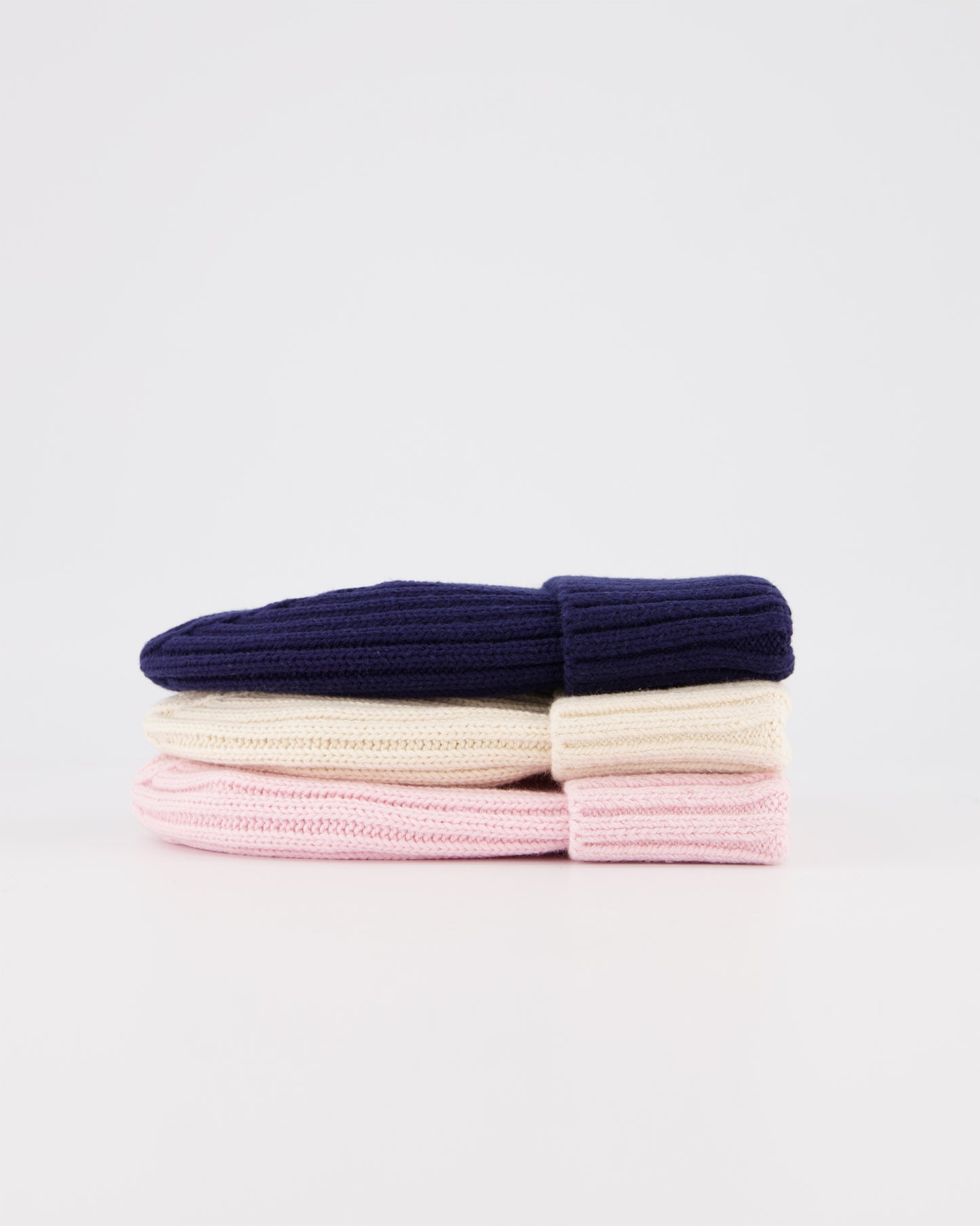 Cotton Knit Beanie - Buttercream