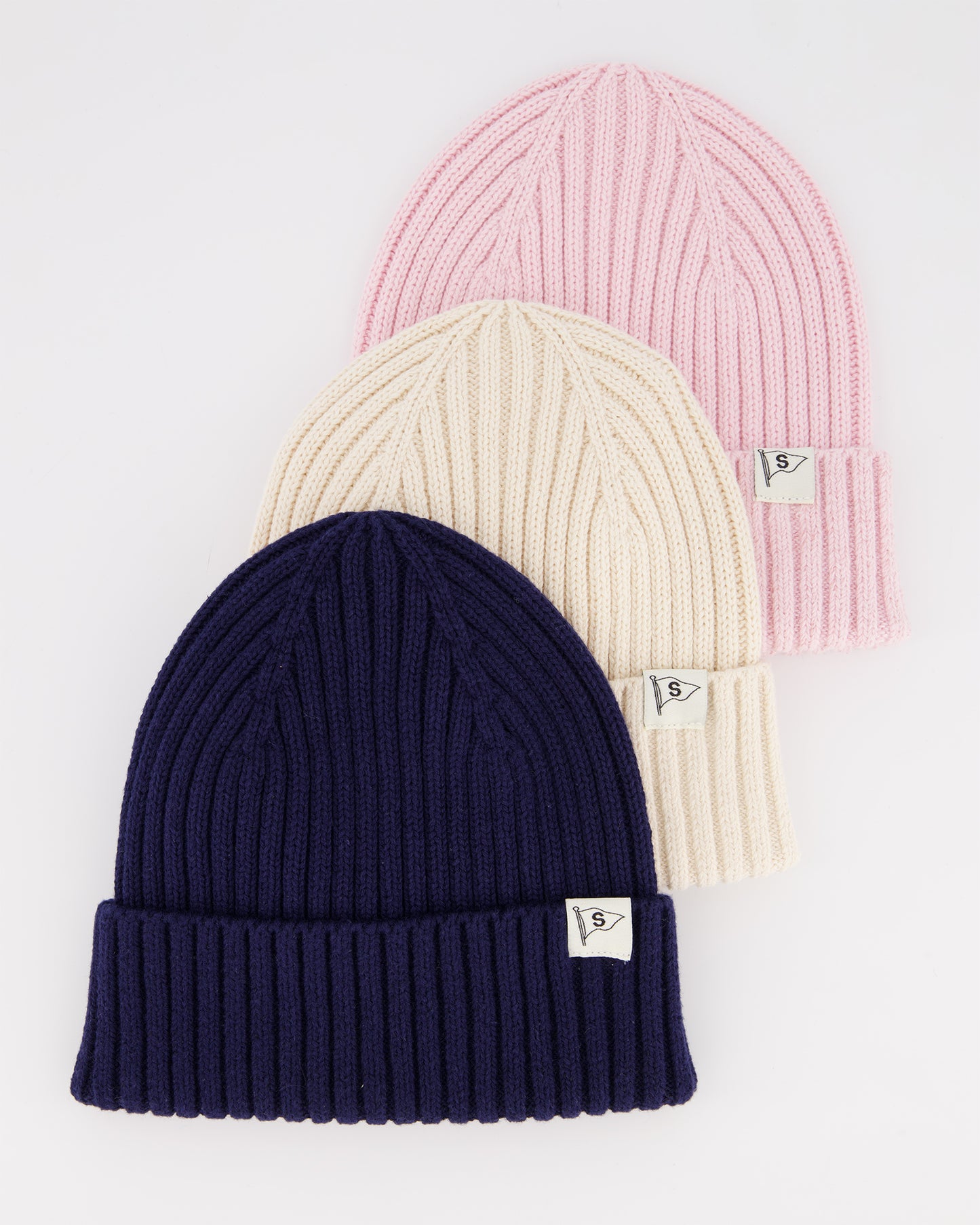 Cotton Knit Beanie - Buttercream