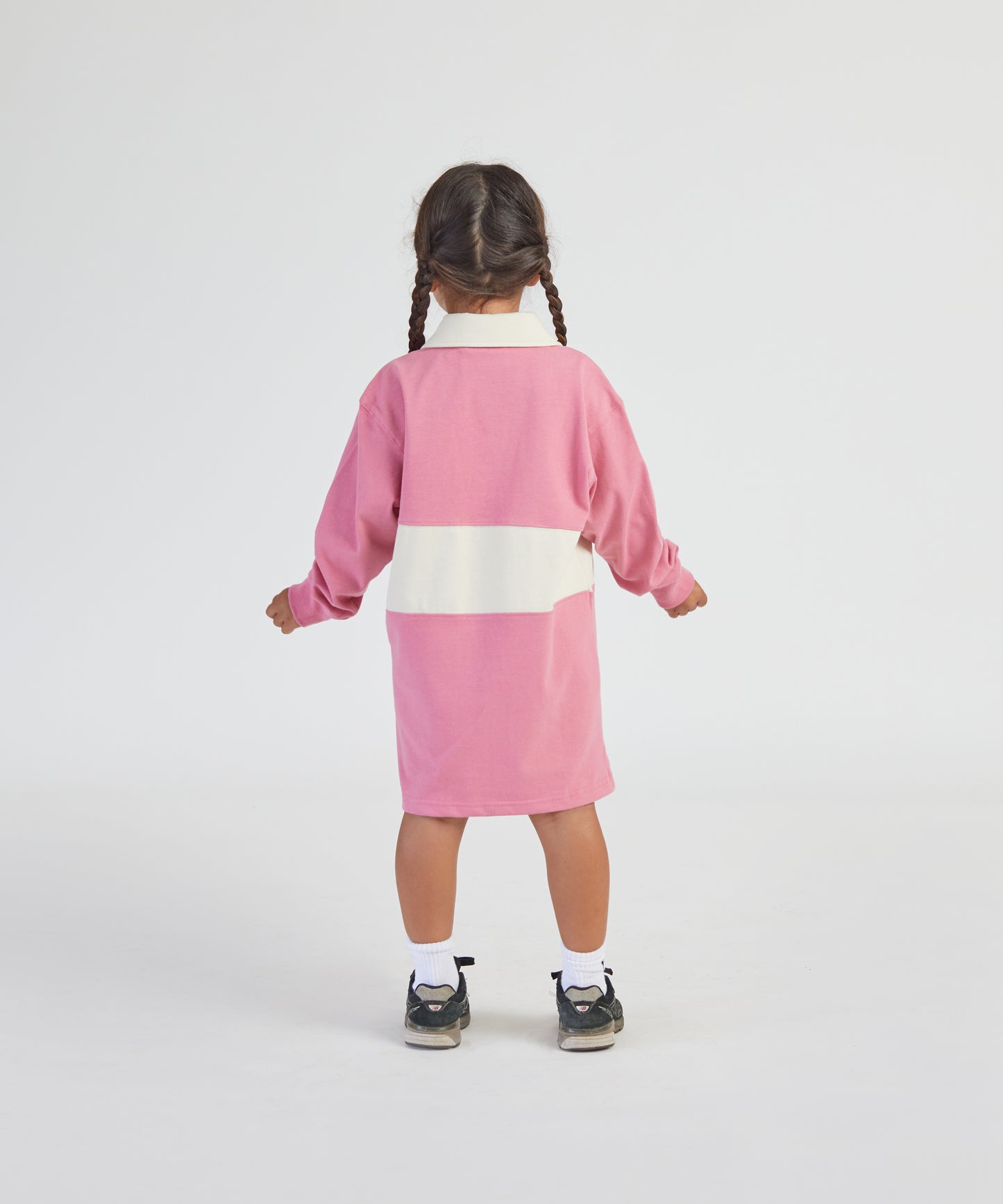 Classic Rugby Dress - Pink
