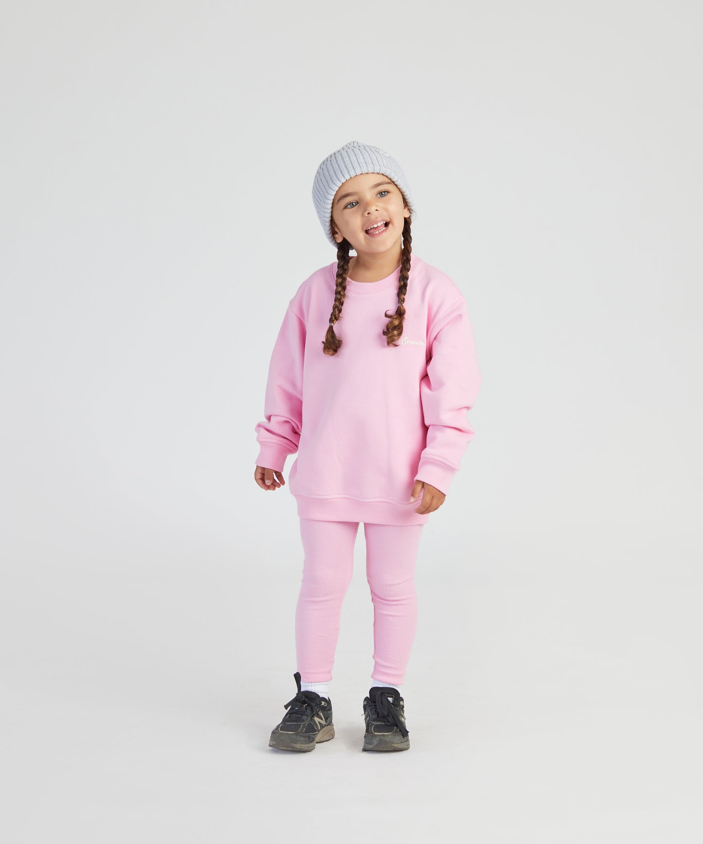 Goldie Ribbed Leggings - Pink