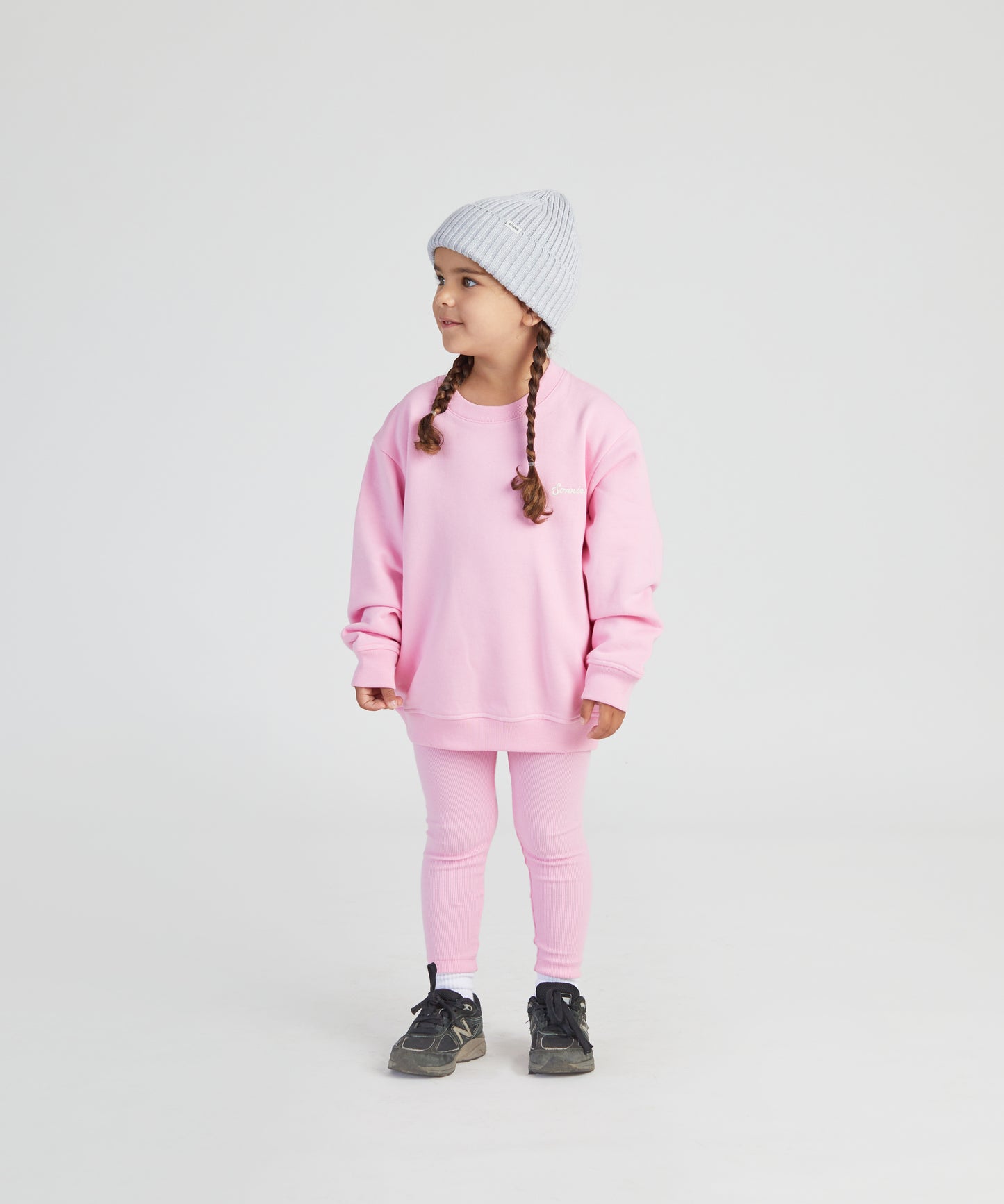Goldie Ribbed Leggings - Pink