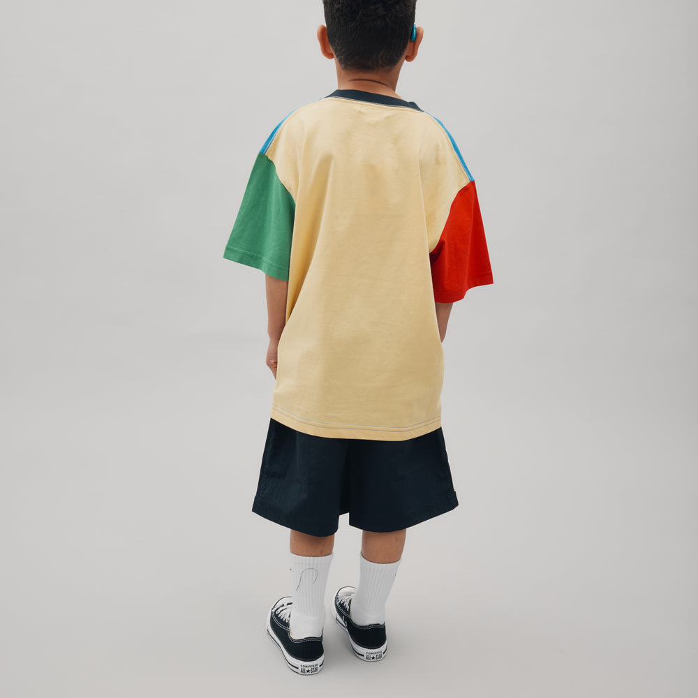 
                      
                        COLOUR BLOCK TEE - MULTI
                      
                    