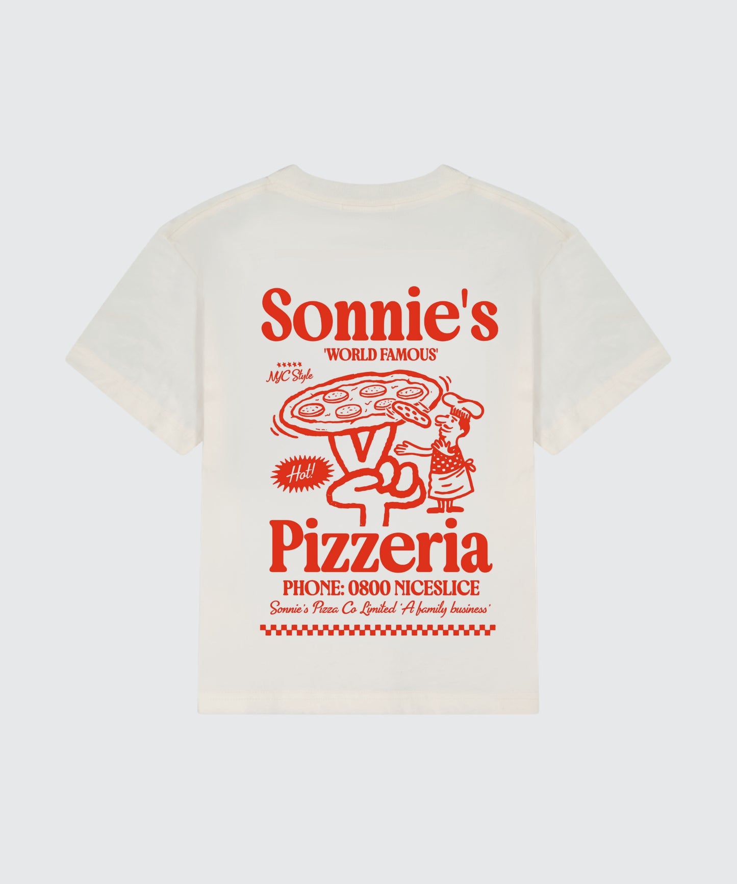 PIZZERIA TEE - OFF WHITE