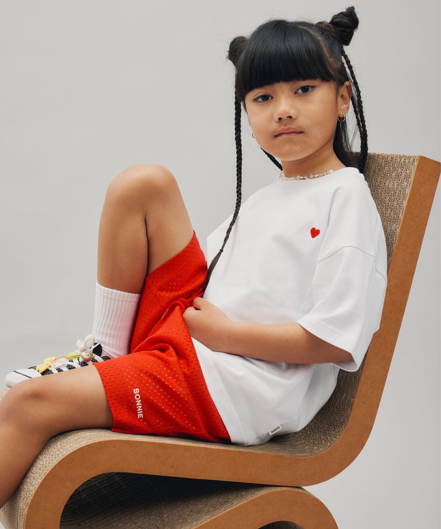 HEART TEE - WHITE