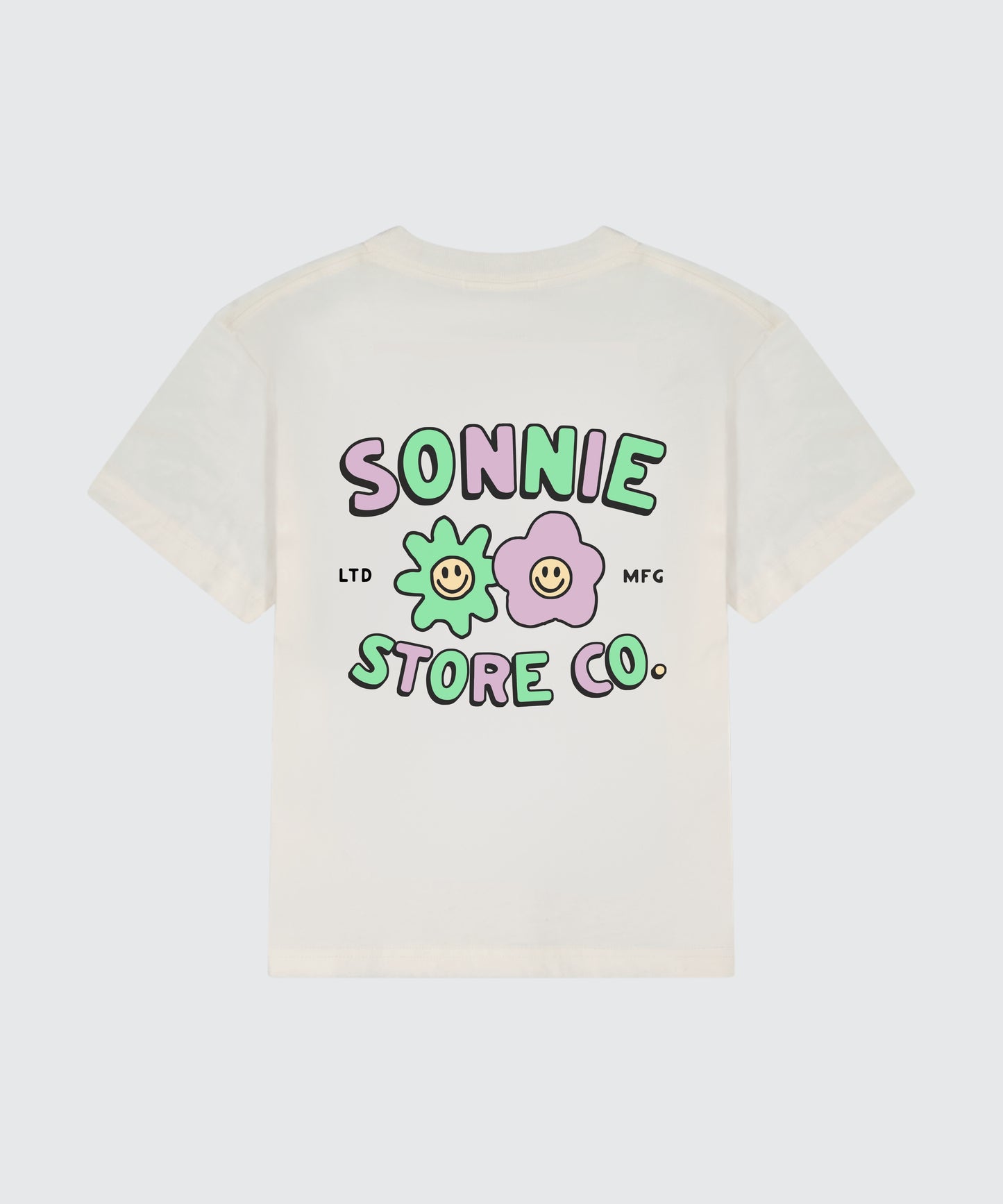 FLOWER TEE - OFF WHITE