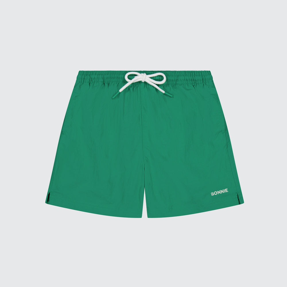 
                      
                        Nylon Sports Shorts - New Court Green
                      
                    