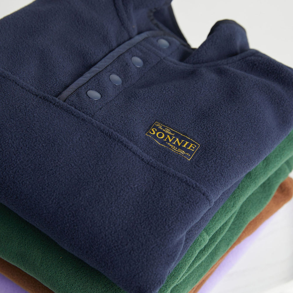 
                      
                        Monty Quarter Dome Fleece - Deep Blue
                      
                    