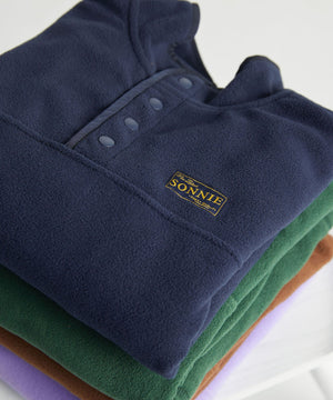 
                  
                    Monty Quarter Dome Fleece - Deep Blue
                  
                