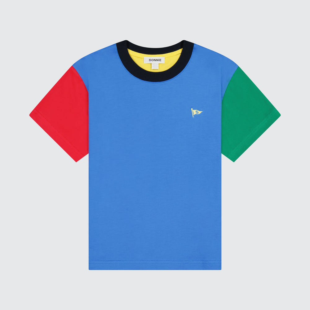 COLOUR BLOCK TEE - MULTI