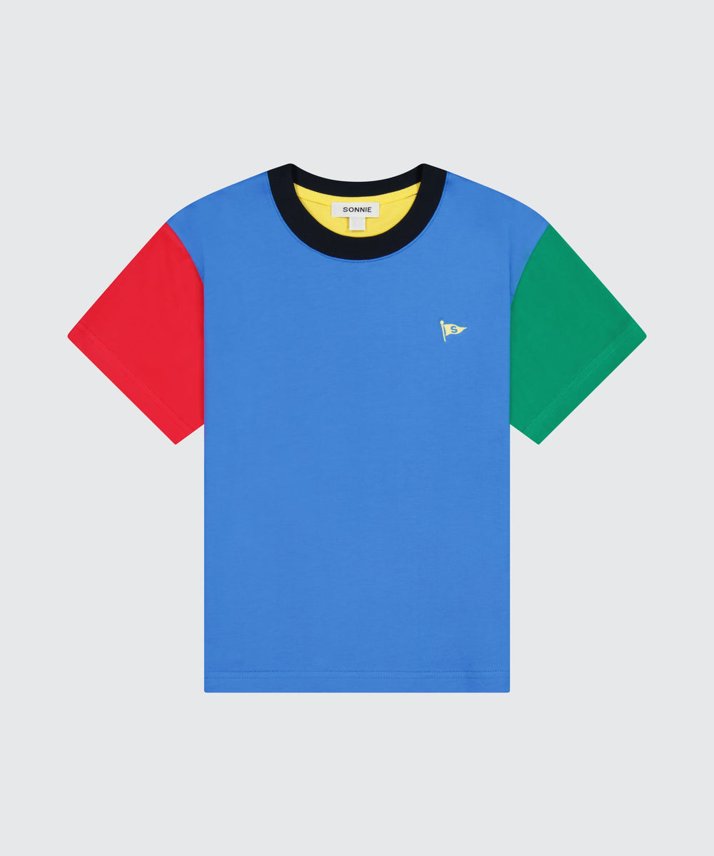COLOUR BLOCK TEE - MULTI