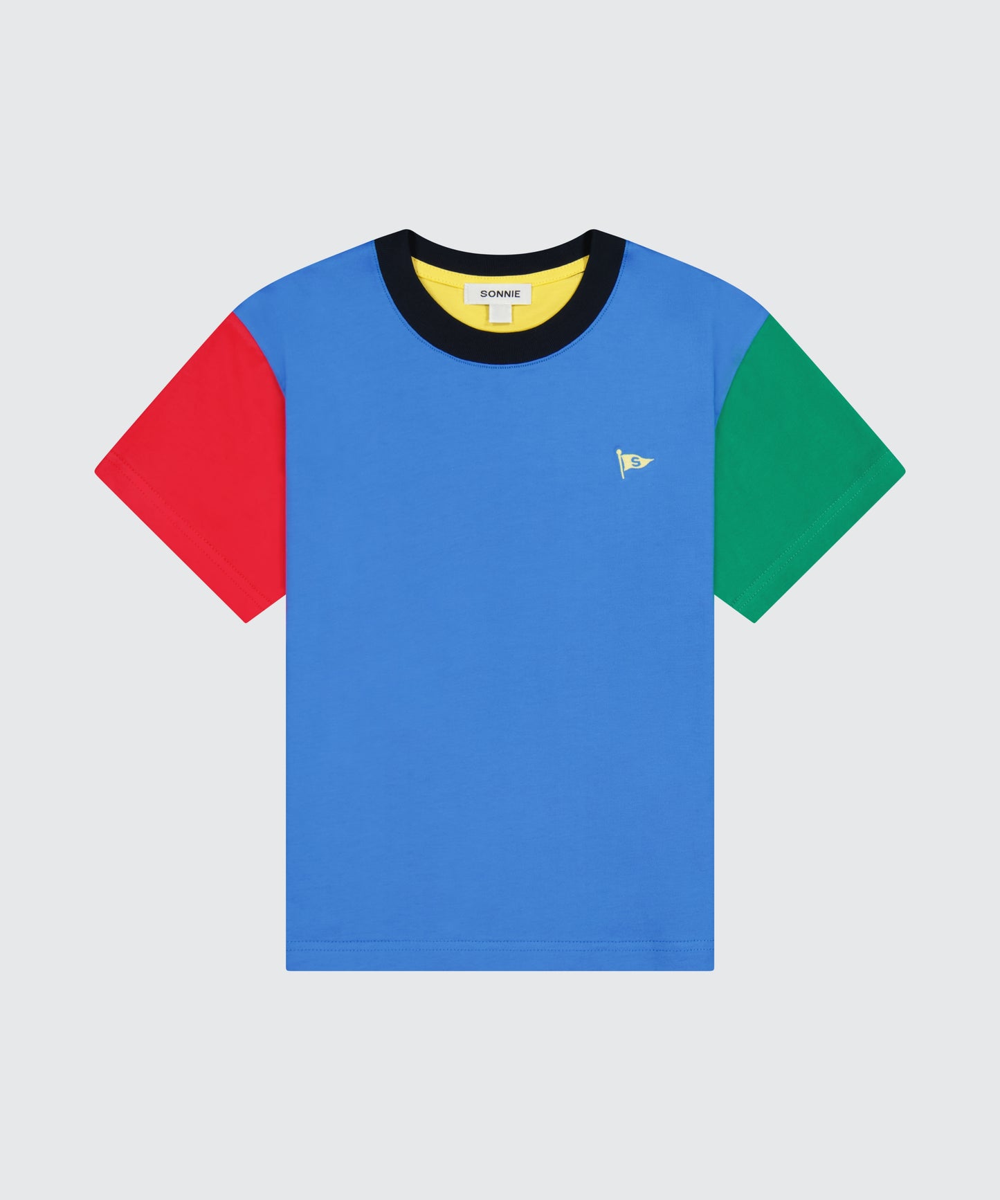 COLOUR BLOCK TEE - MULTI