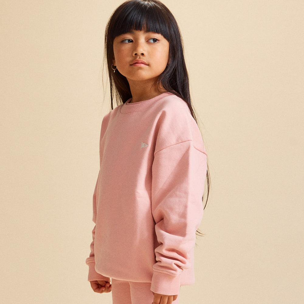 
                      
                        Slouchy Crewneck - Peach Pink
                      
                    