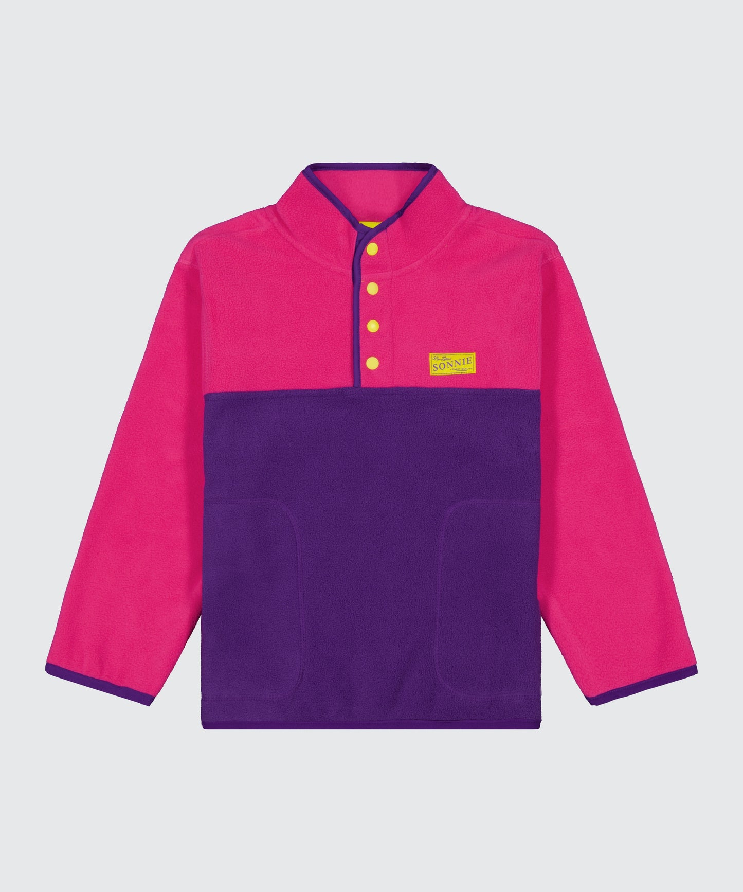 Colour Block Fleece - Pink/Purple