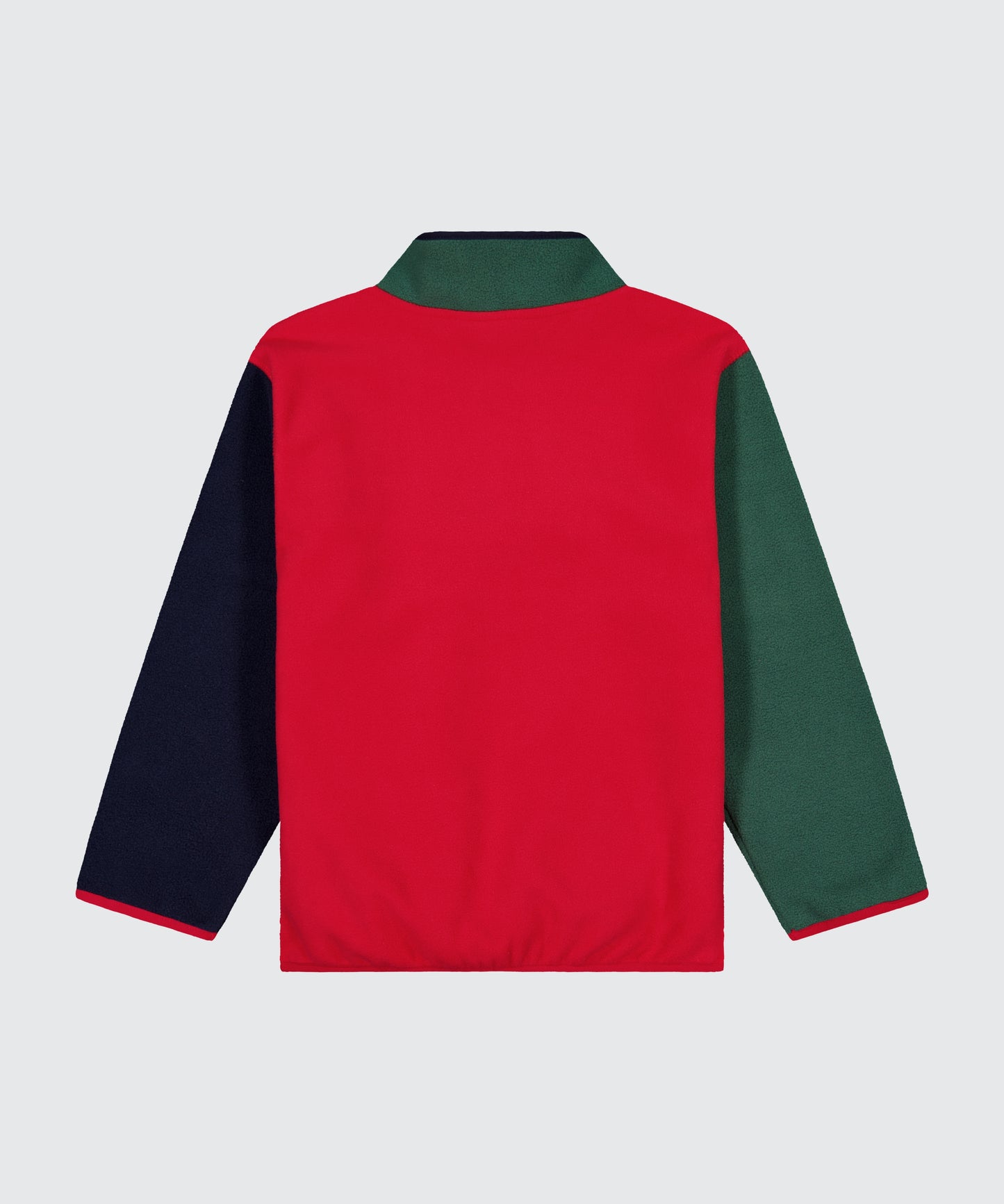Colour Block Fleece - Ink/Red/Green