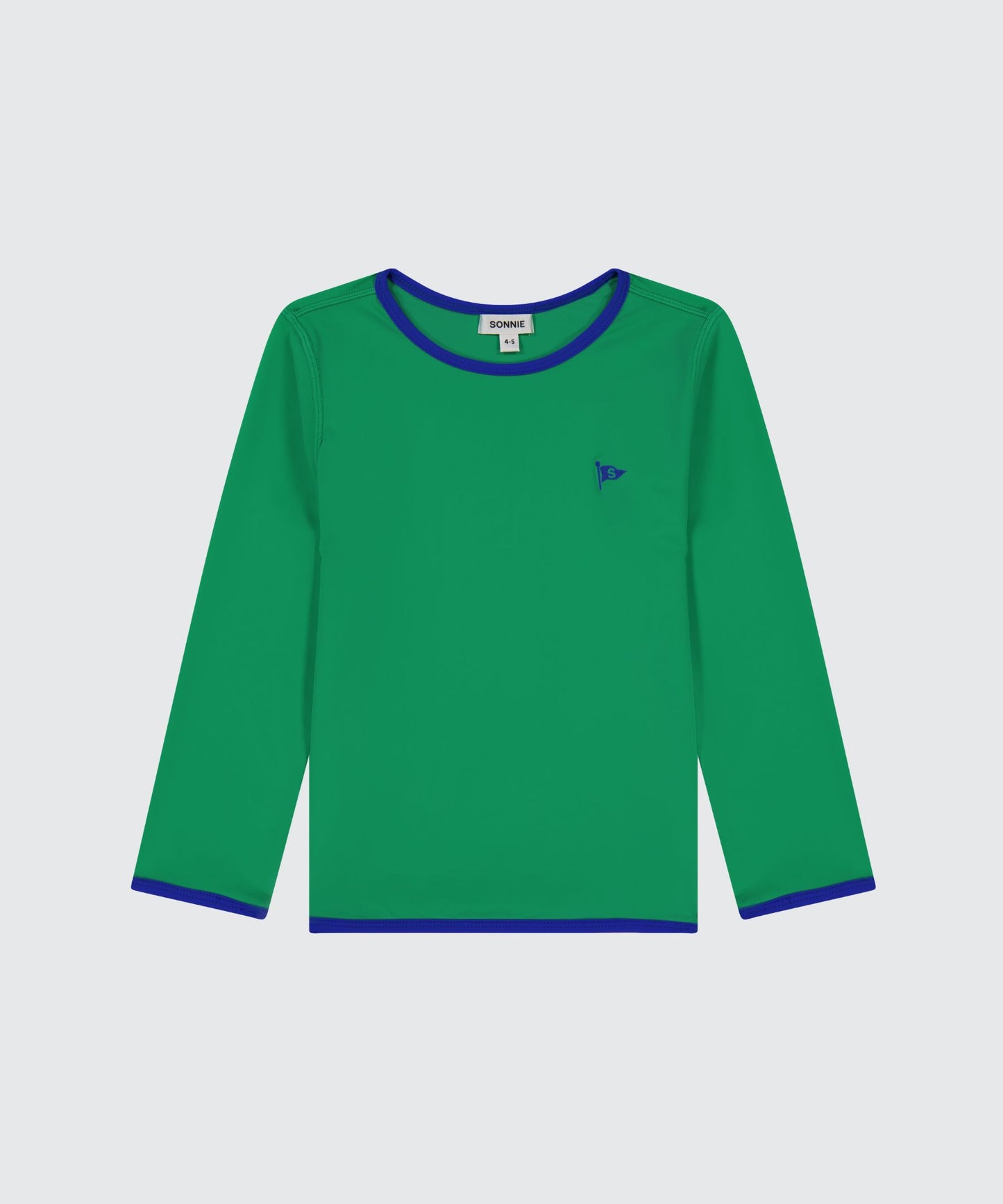LS SWIM TEE - COURT GREEN