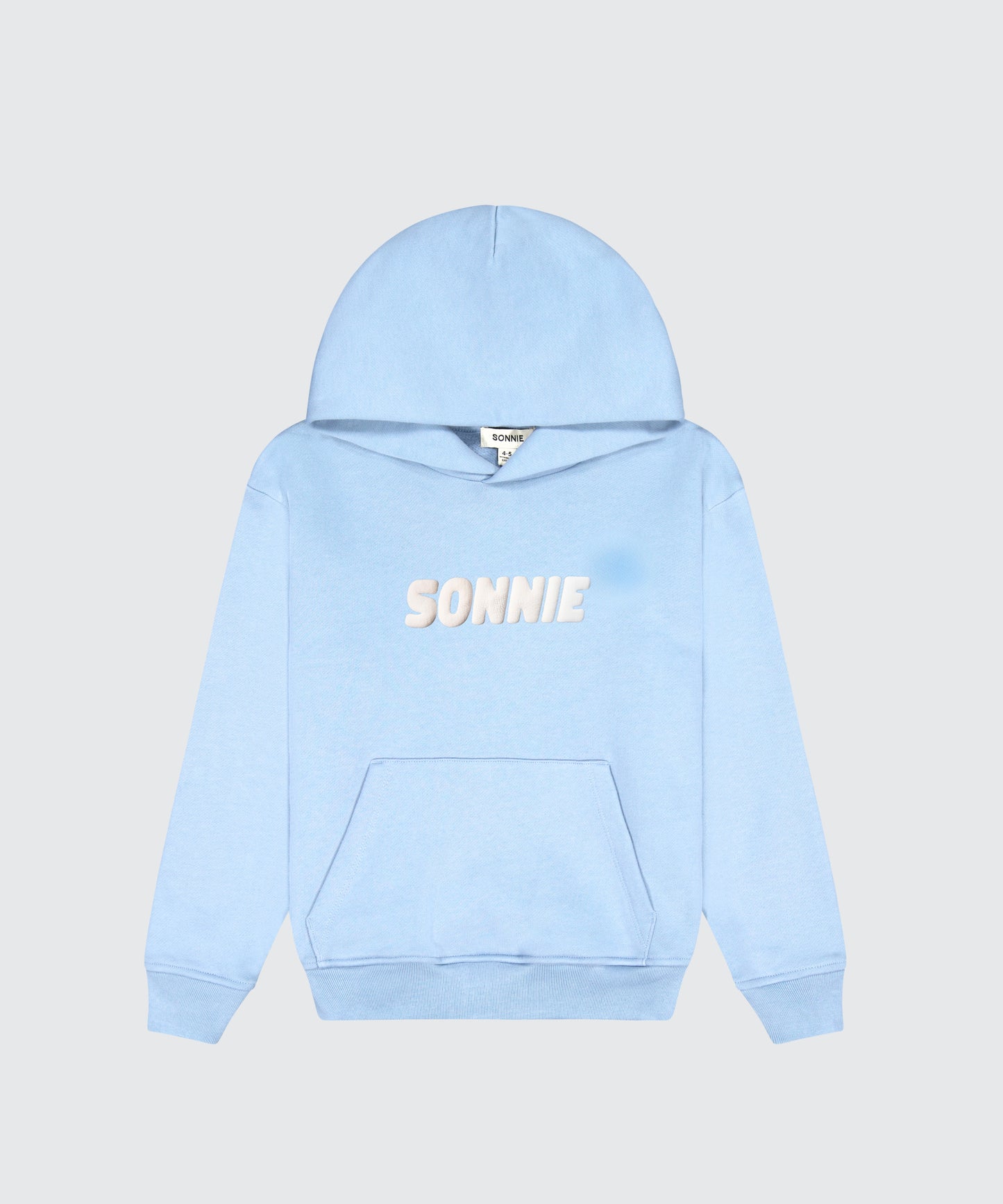 Puff Print Hoodie - Baby Blue