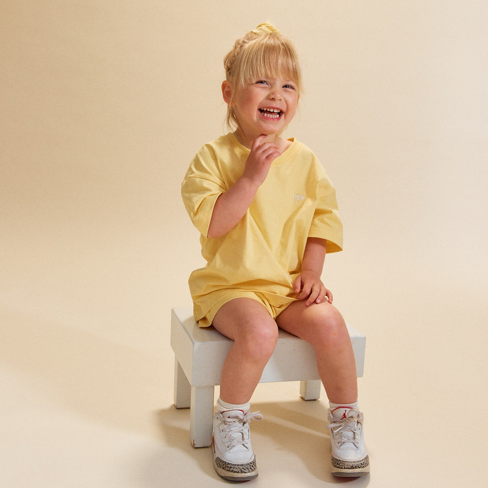 
                      
                        Boxy Tee - Butter Lemon
                      
                    