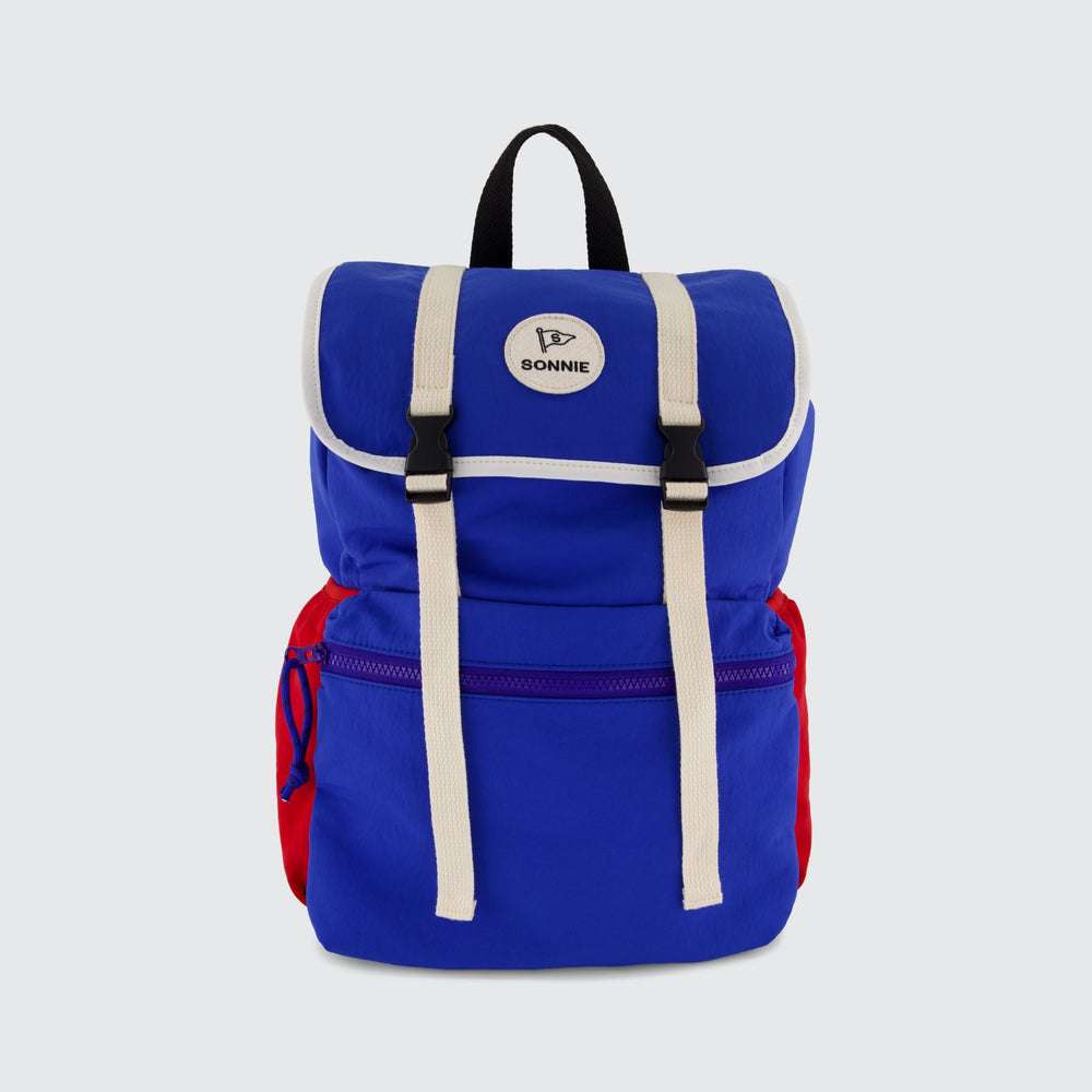 SCHOOL BAG - BLUE/RED