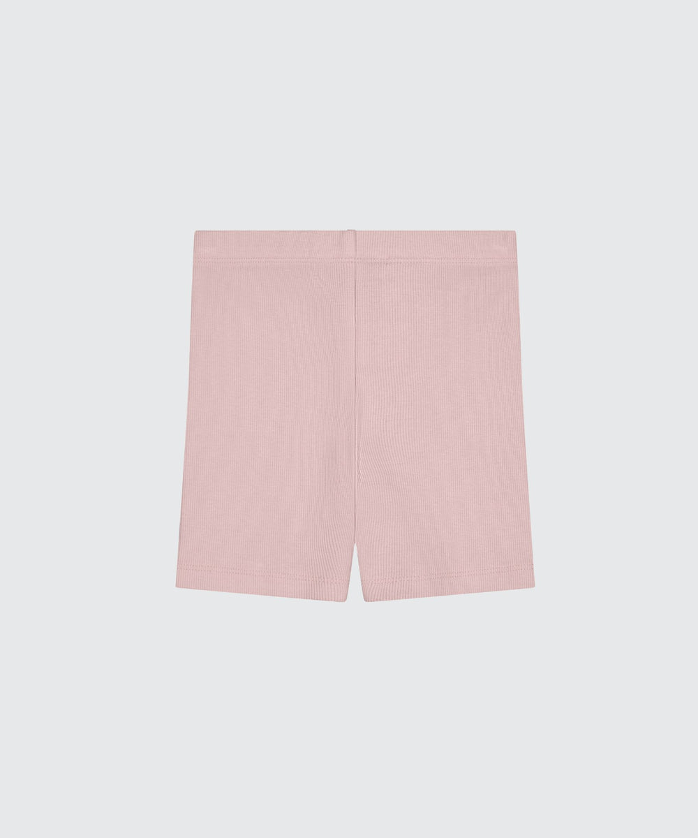ORLA RIBBED BIKE SHORTS - DUSTY PINK