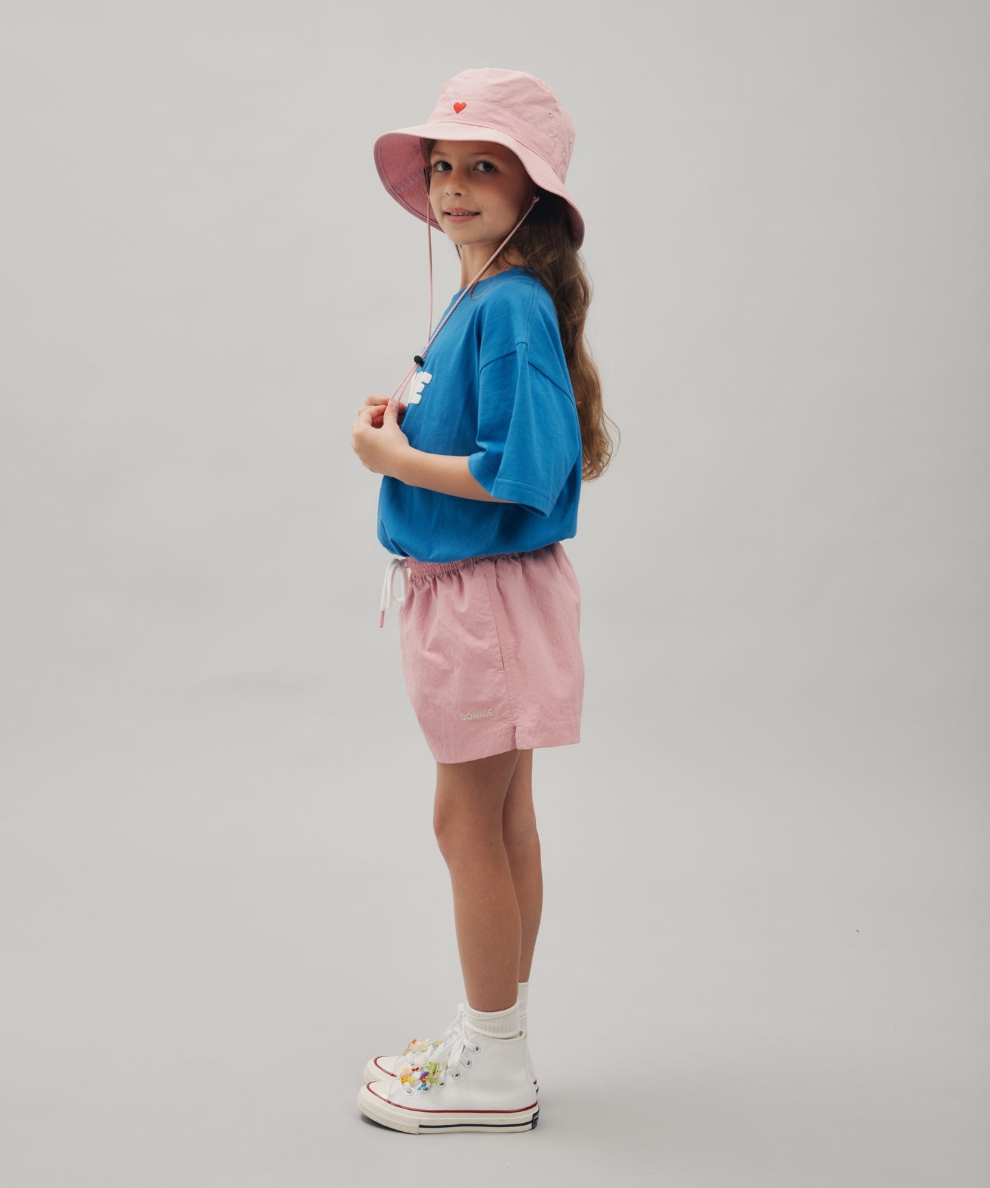 NYLON SHORTIES - SHELL PINK